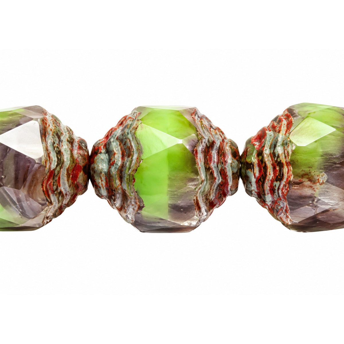 Special Cut Faceted Fire Polished Beads, X1160 Stain Strong (x1160-86805), Glass, Czech Republic
