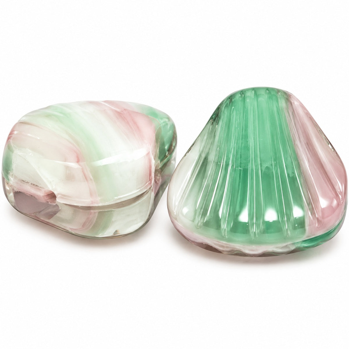 Seashell Beads, X1717 (x1717), Glass, Czech Republic