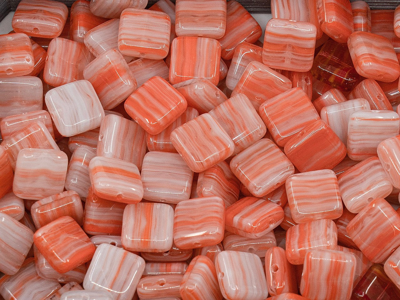 OUTLET Pressed Beads, mm, Glass, Czech Republic