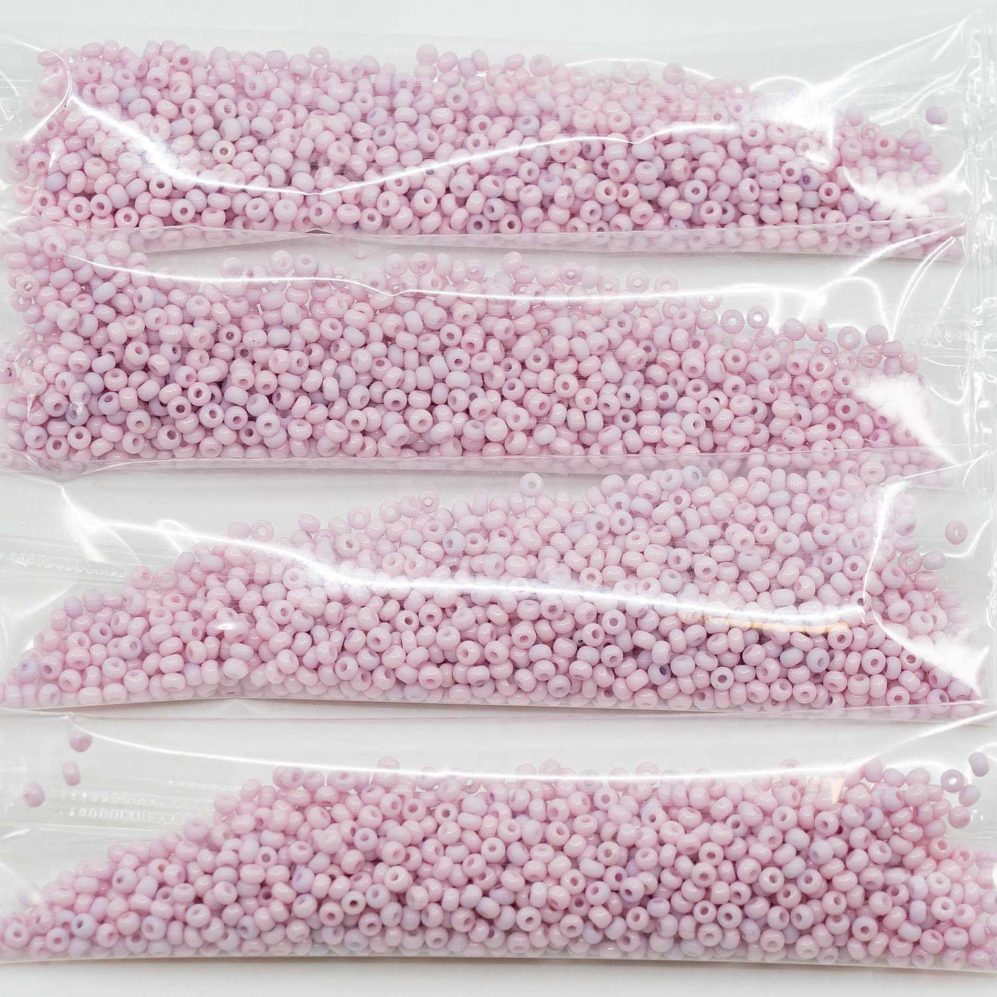 アウトレット 10グラム プレシオサ オルネラ シードビーズ コーティング、11/0、ホワイトチョーク ラスター ライラ (-03050-14494)、ガラス、チェコ共和国