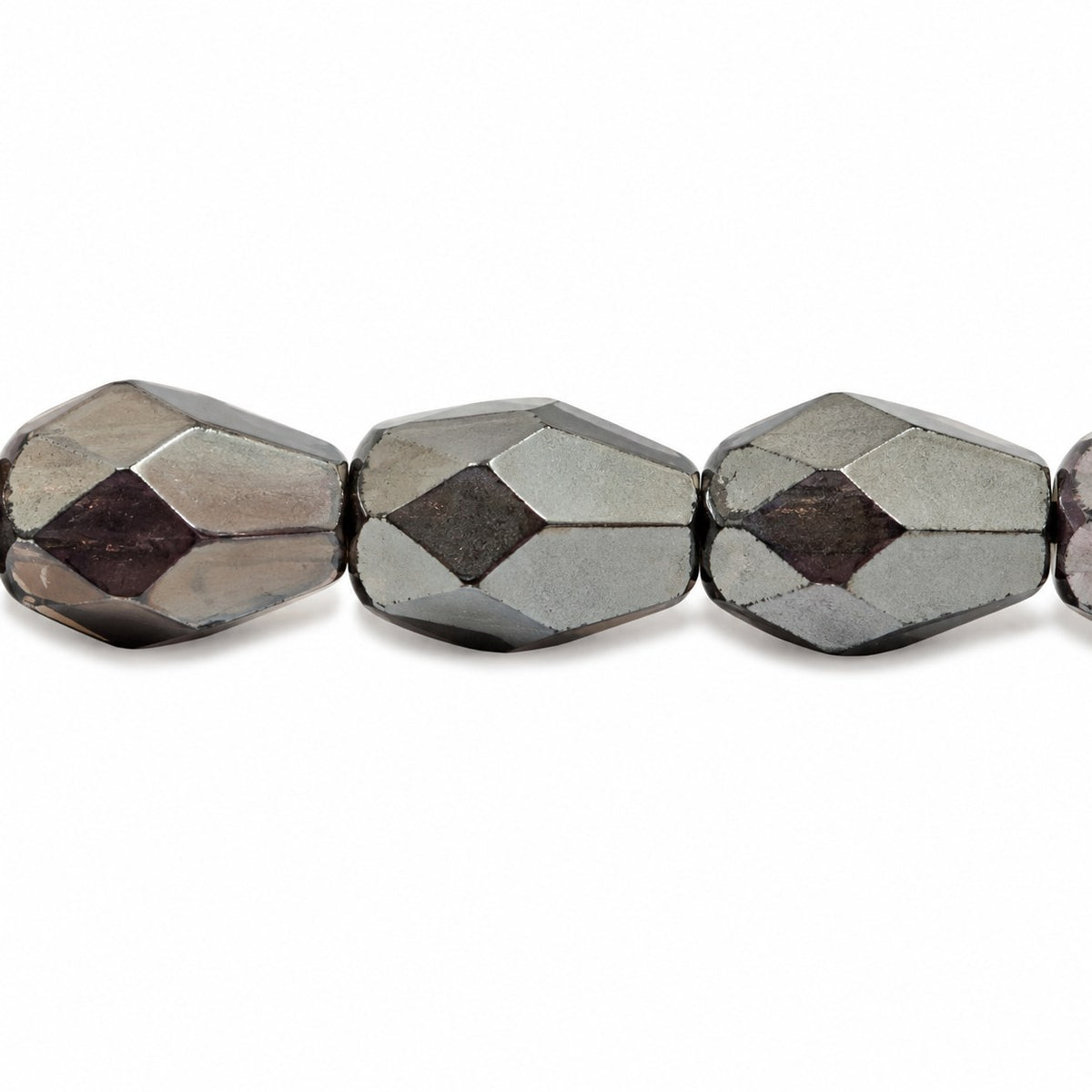 Faceted Fire Polished Beads Special Cut, Crystal 1790 (00030-01790), Glass, Czech Republic