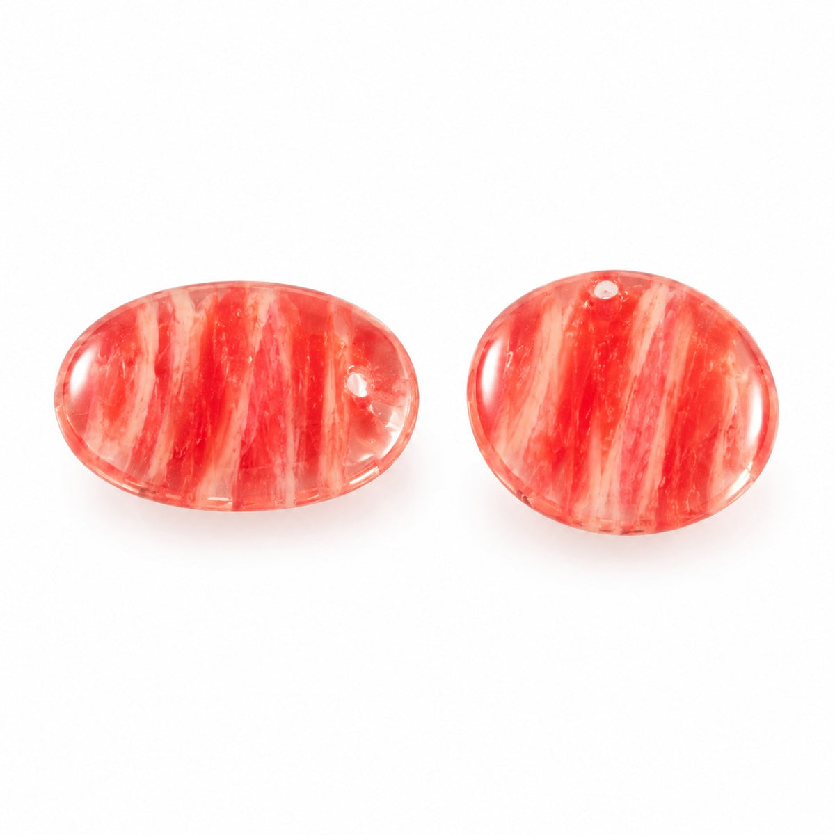 Oval Lentil Beads, X1559 (x1559), Glass, Czech Republic