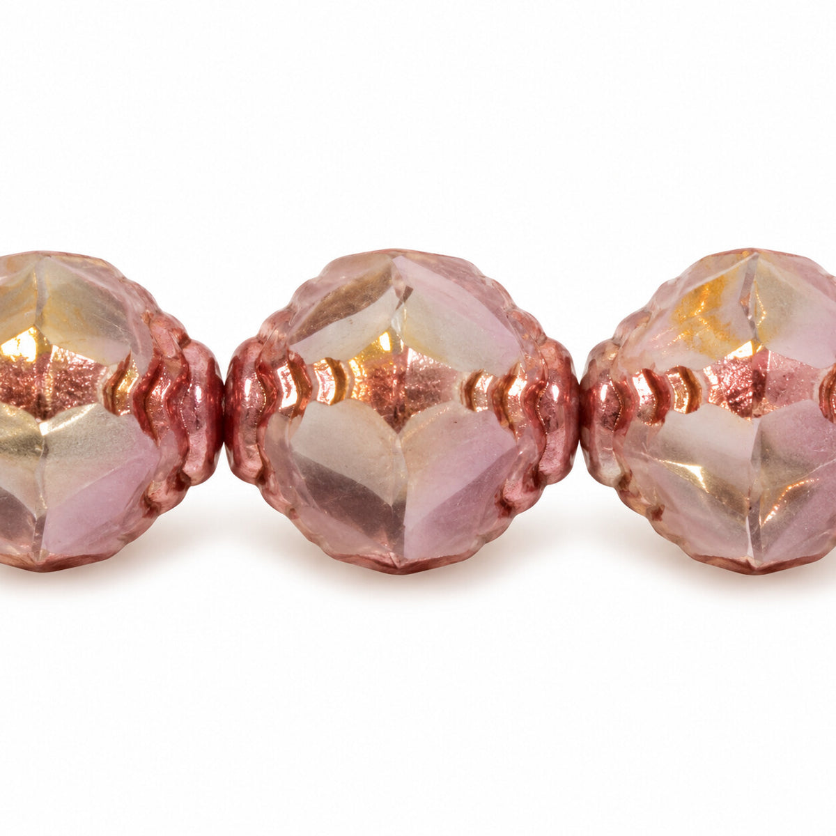 Wasp Special Cut Faceted Fire Polished Beads, X1021 Purple (x1021-15726), Glass, Czech Republic
