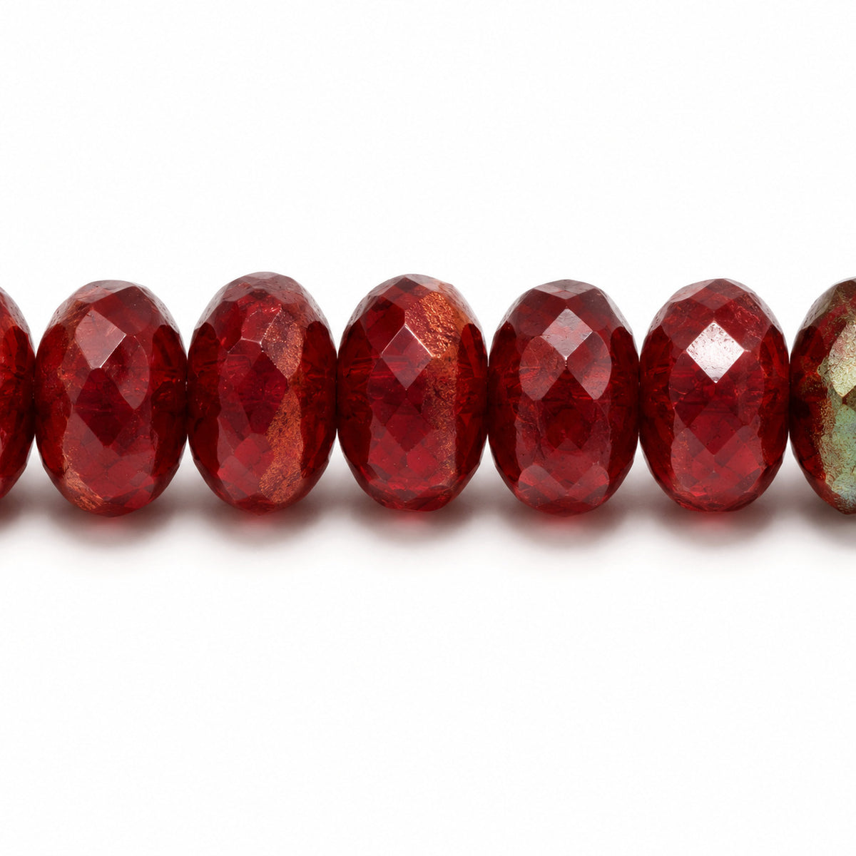 Special Cut Faceted Fire Polished Beads, X1231 (x1231), Glass, Czech Republic