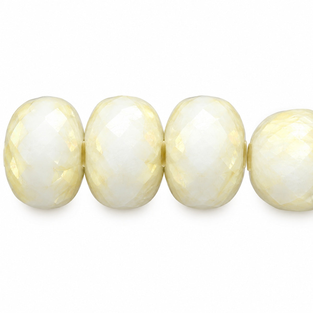 Special Cut Faceted Fire Polished Beads, Chalk White Picasso (03000-43400), Glass, Czech Republic