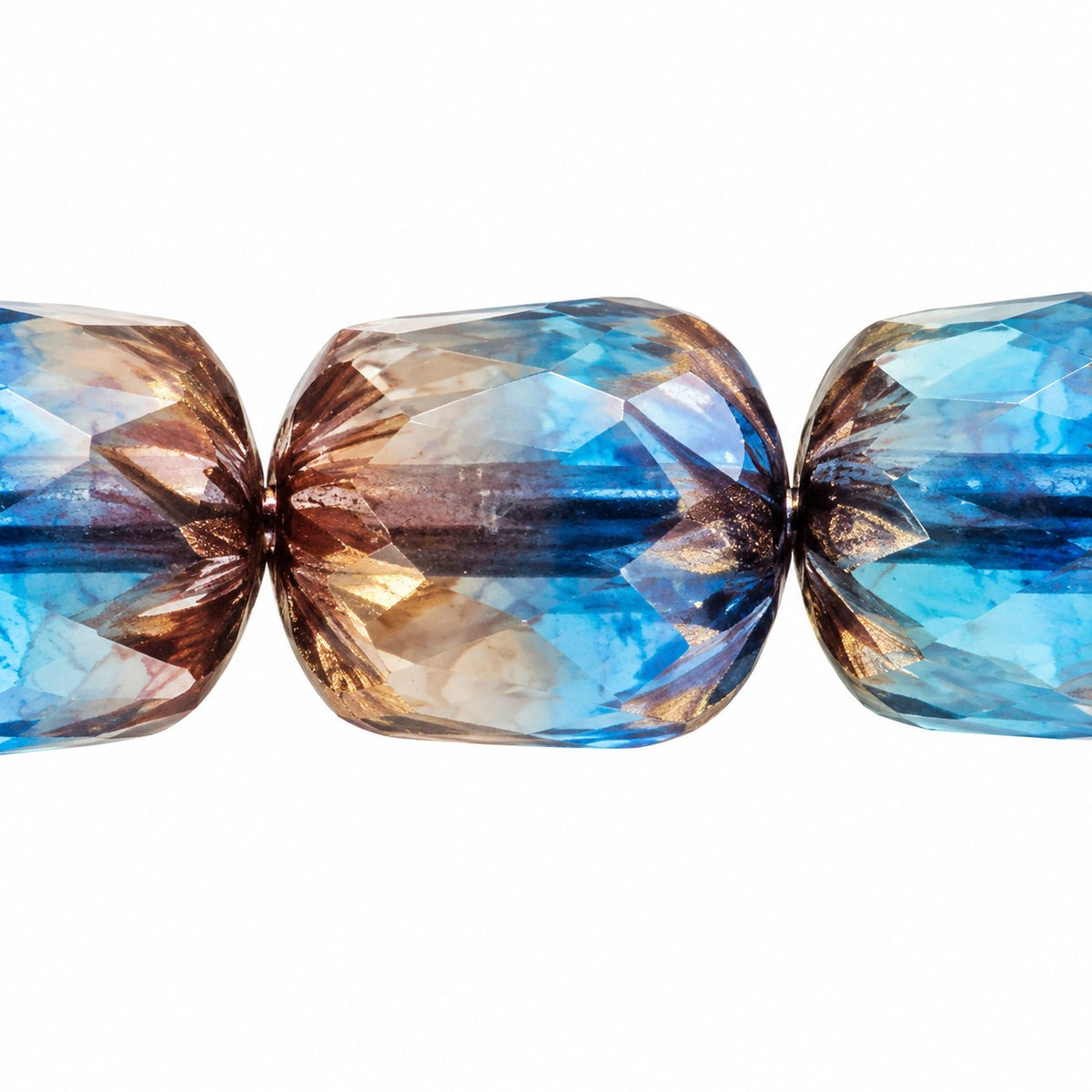 Faceted Fire Polished Beads Special Cut, X2301 Luster Violet Full Coated (x2301-14496), Glass, Czech Republic
