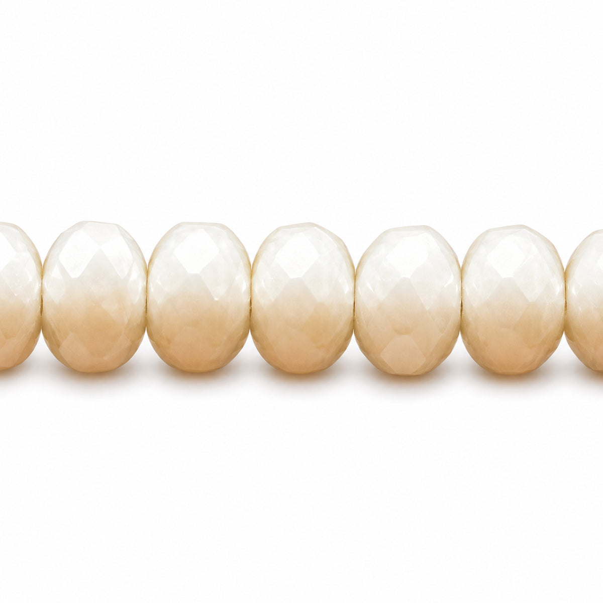 Special Cut Faceted Fire Polished Beads, White (02010), Glass, Czech Republic