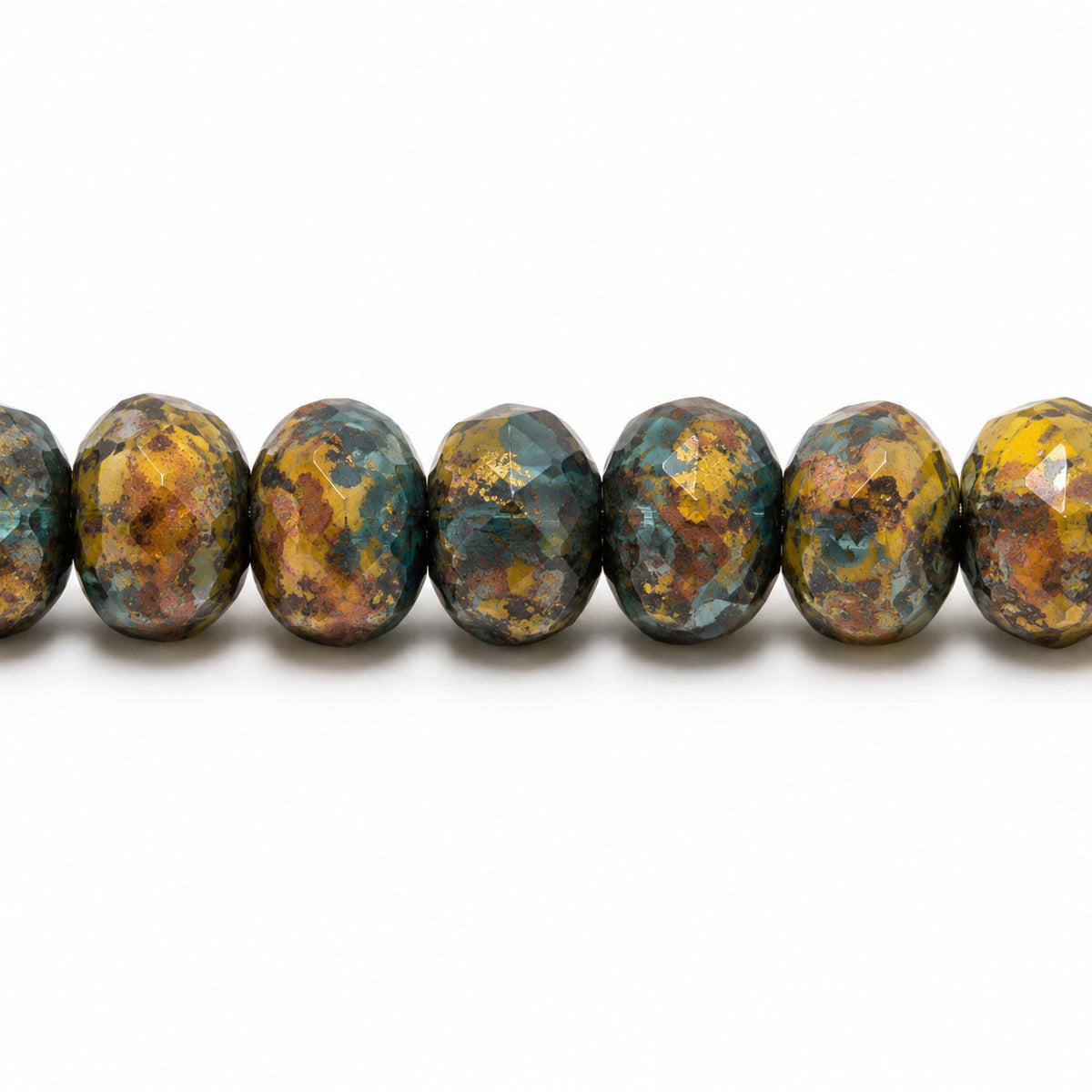 Special Cut Faceted Fire Polished Beads, Bright Yellow 84510 Stain Strong (83130-84510-86805), Glass, Czech Republic