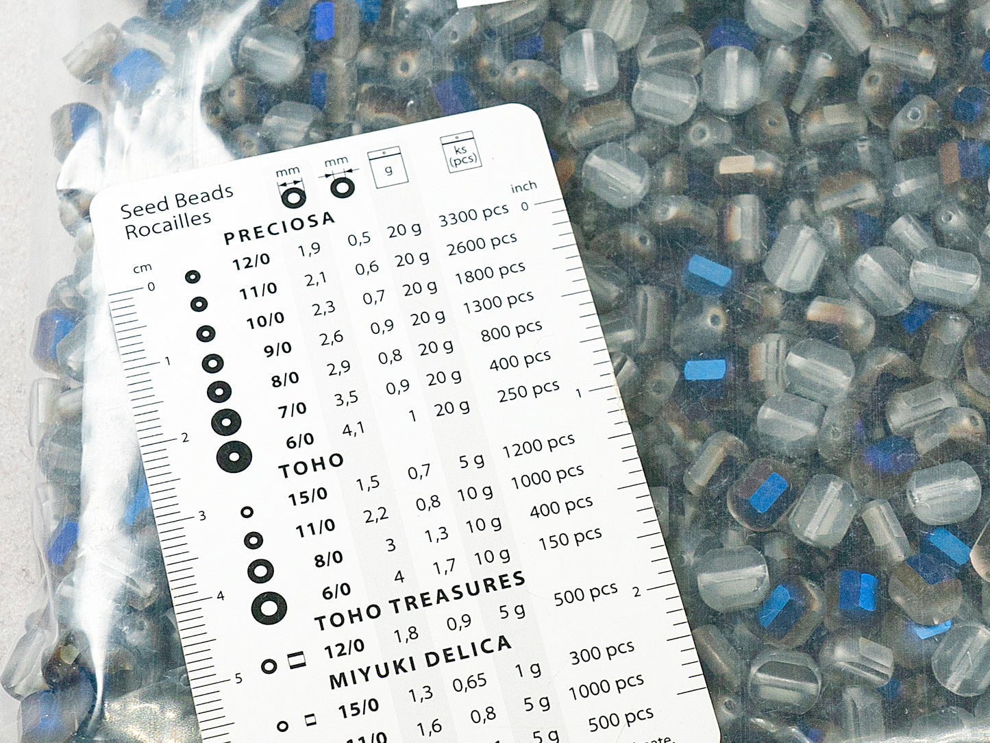 アウトレット 250g ラウンドファイアポリッシュファセットビーズフラットバック、スペシャルカット、8 x 8 mm、クリスタルジェットマットアズーロ(00030-22271)、ガラス、チェコ共和国