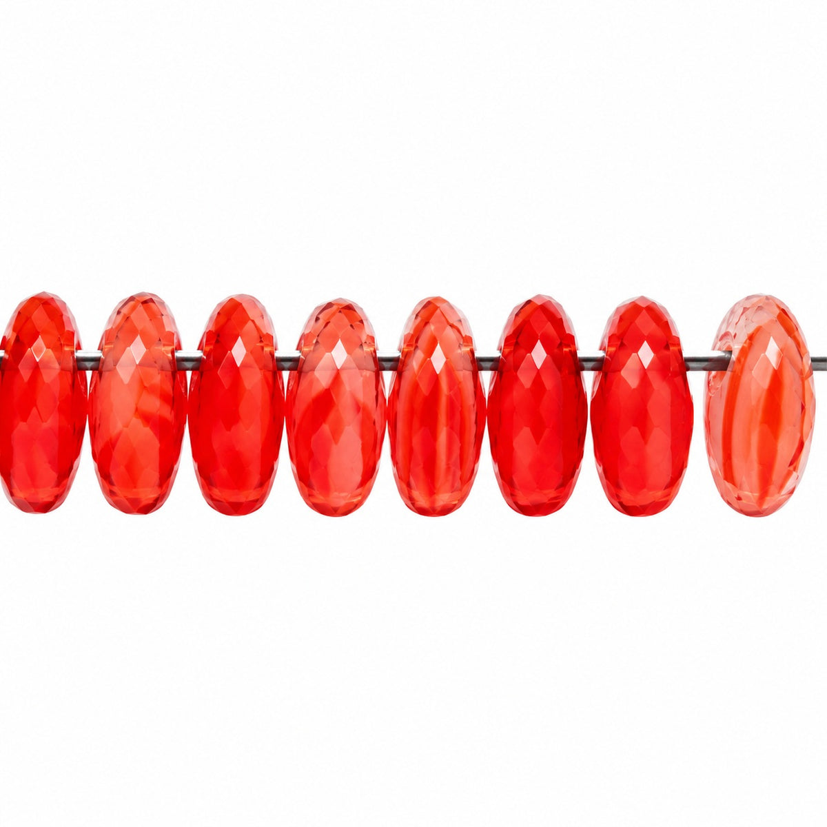 Lentil Round Beads, X1612 (x1612), Glass, Czech Republic