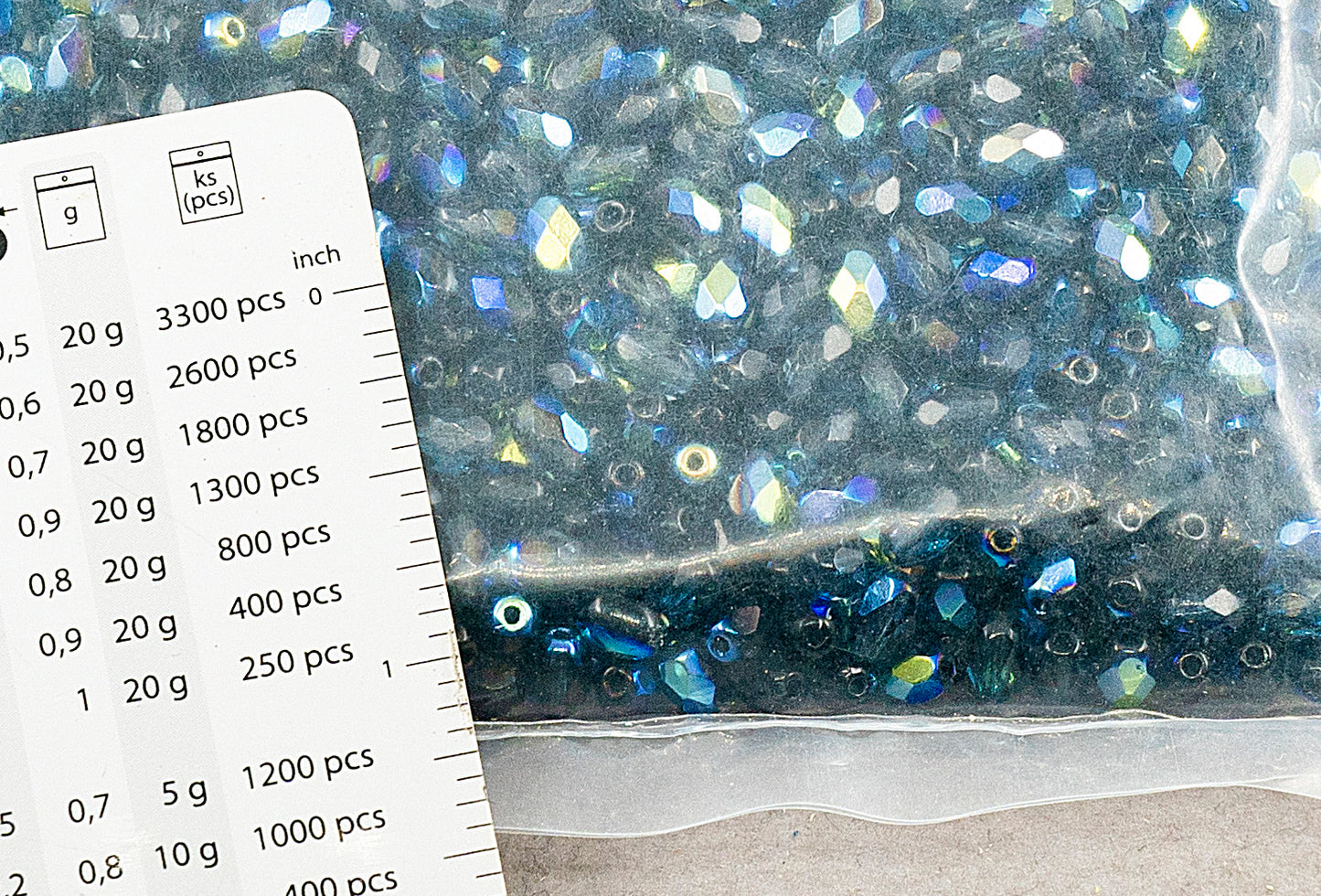 アウトレット 250g ファセット加工 ファイアポリッシュ ロンデルビーズ オリーブ 6 x 4 mm 透明ダークブルー Ab (30330-28701) ガラス チェコ共和国