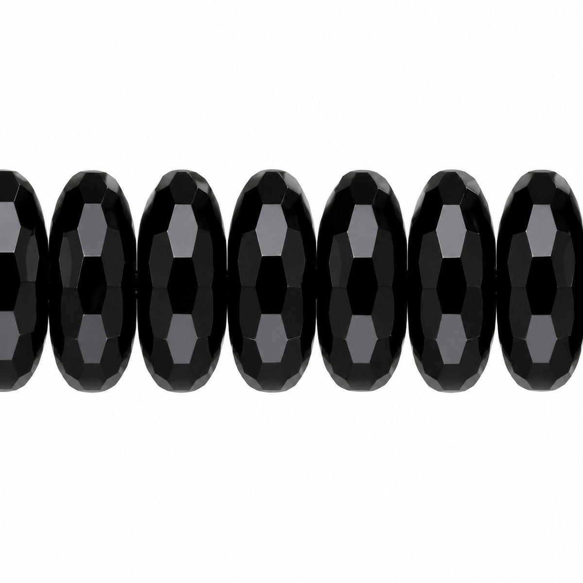 Space Disk Beads, Black Matte (23980-84110), Glass, Czech Republic