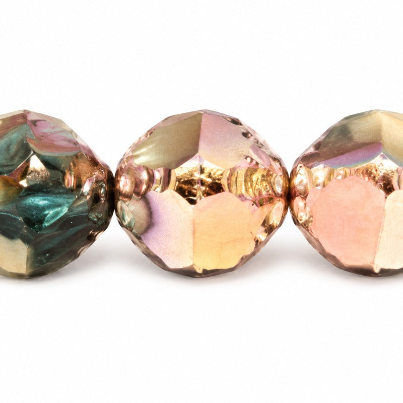 Wasp Special Cut Faceted Fire Polished Beads, X1754 27141 (x1754-27141), Glass, Czech Republic