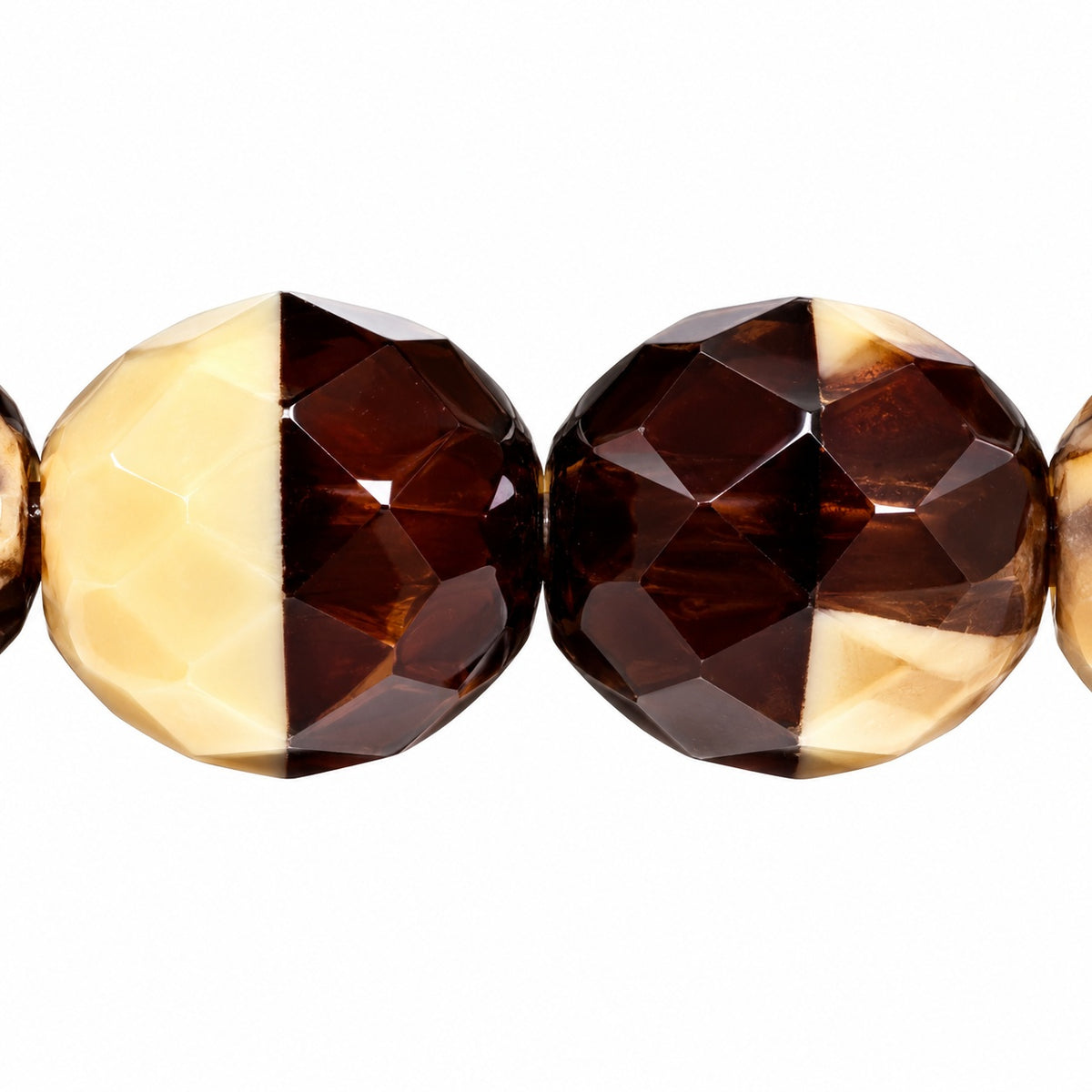 Faceted Round Fire Polished Beads, Gc008 (gc008), Glass, Czech Republic