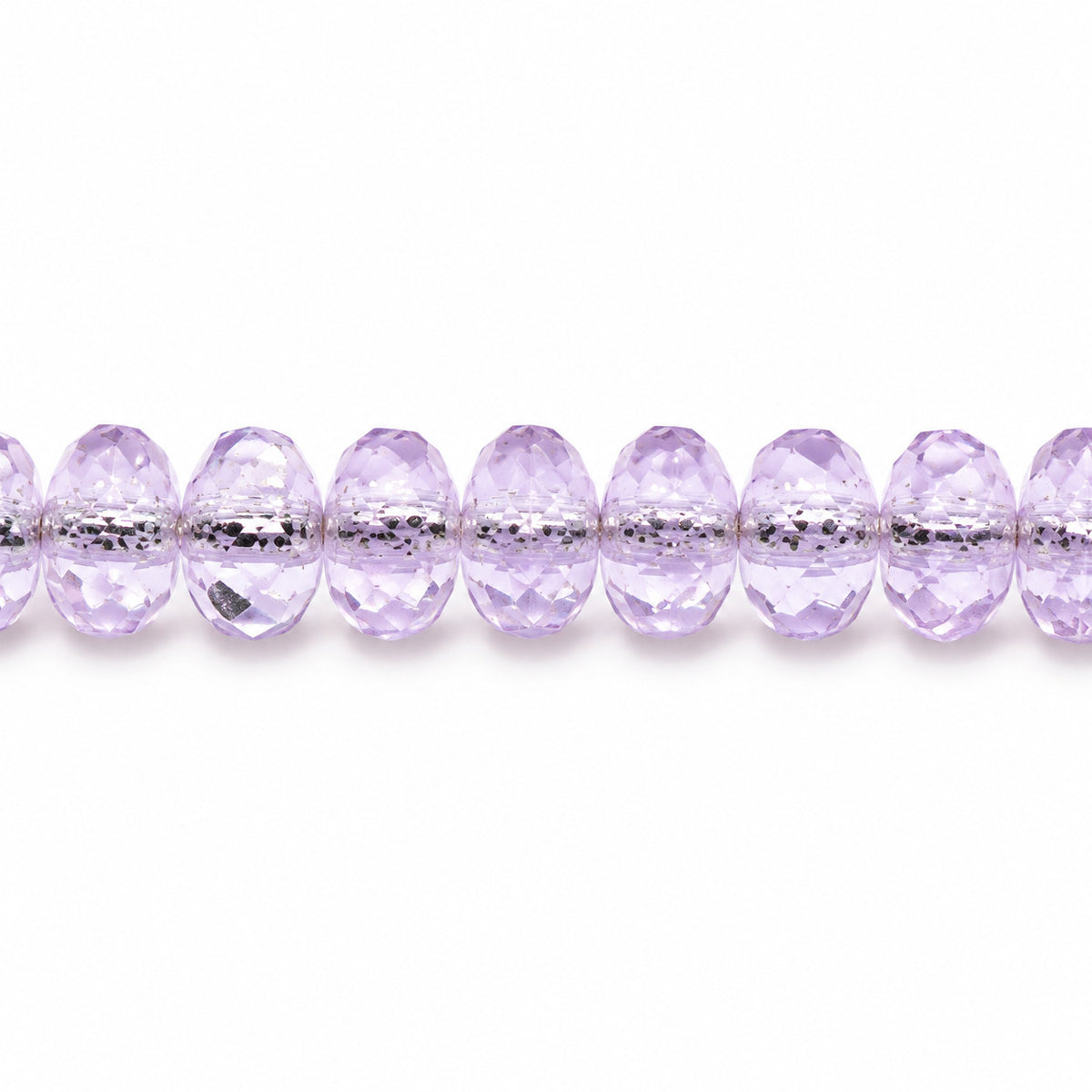 Special Cut Faceted Fire Polished Beads, Transparent Light Amethyst (20310), Glass, Czech Republic