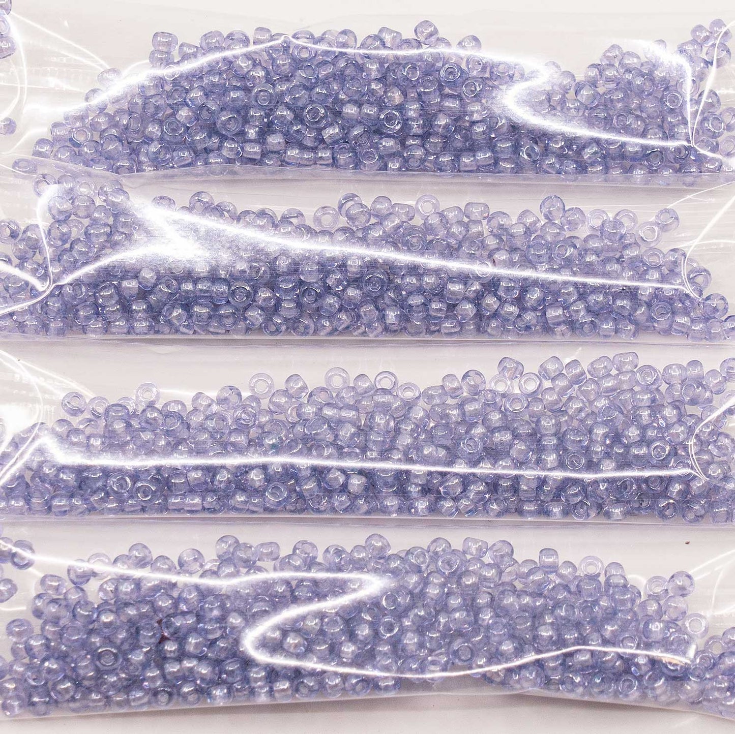 アウトレット 10グラム プレシオサ オルネラ シードビーズ コーティング、8/0、透明ラベンダーヘマタイト(20420-14400)、ガラス、チェコ共和国