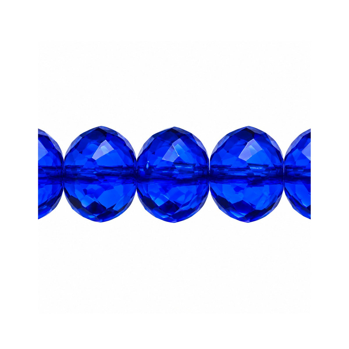 Special Cut Faceted Fire Polished Beads, Transparent Blue (30060), Glass, Czech Republic