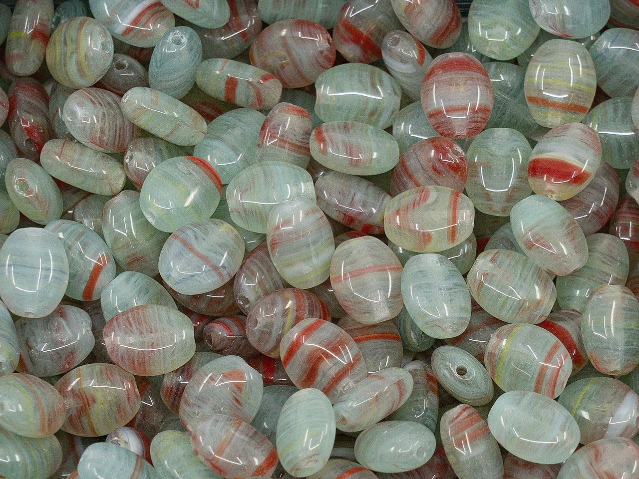 OUTLET Pressed Beads, mm, Glass, Czech Republic