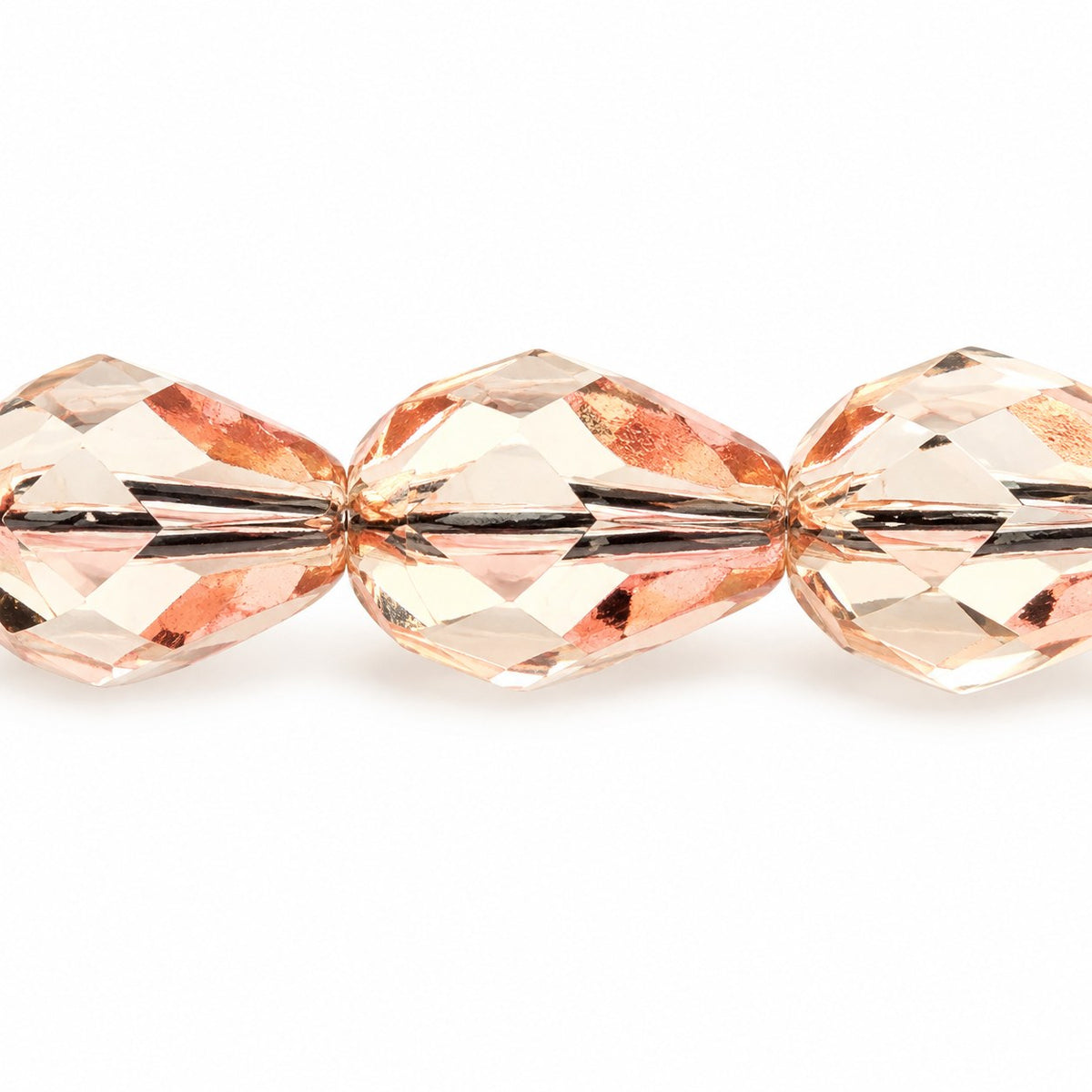 Faceted Fire Polished Beads Special Cut, Transparent Pink (70110), Glass, Czech Republic