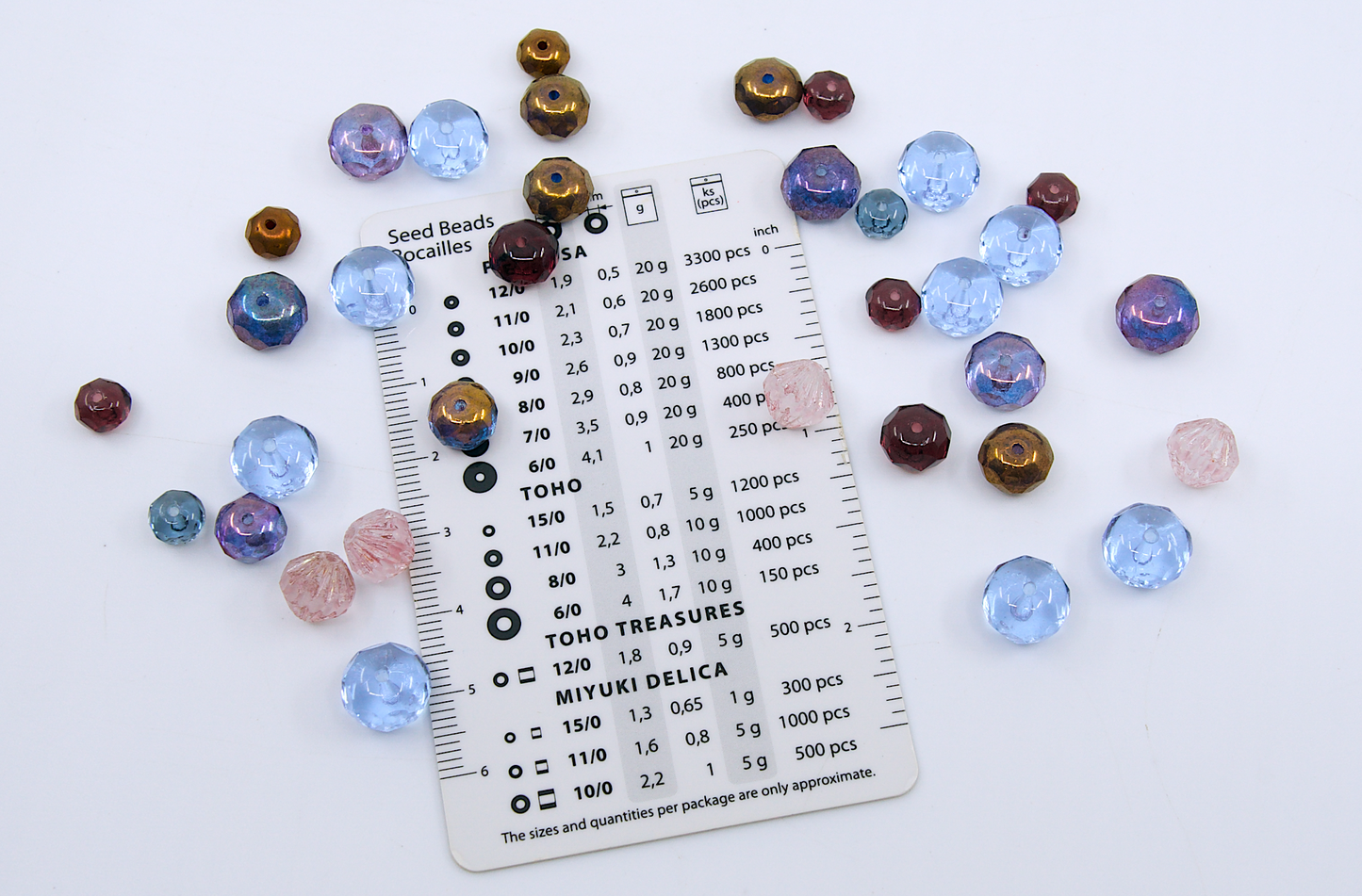 OUTLET 10 grams Faceted Fire Polished Beads Mix (Cathedral, Rondelle, Lantherns), Mix Purple (), Glass, Czech Republic