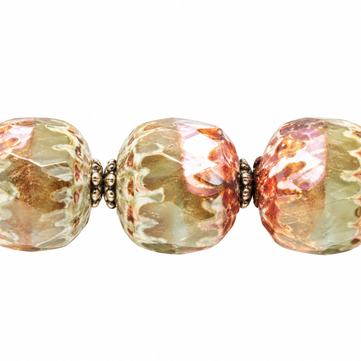 Cathedral Faceted Fire Polished Beads, X3199 Stain Strong (x3199-86805), Glass, Czech Republic
