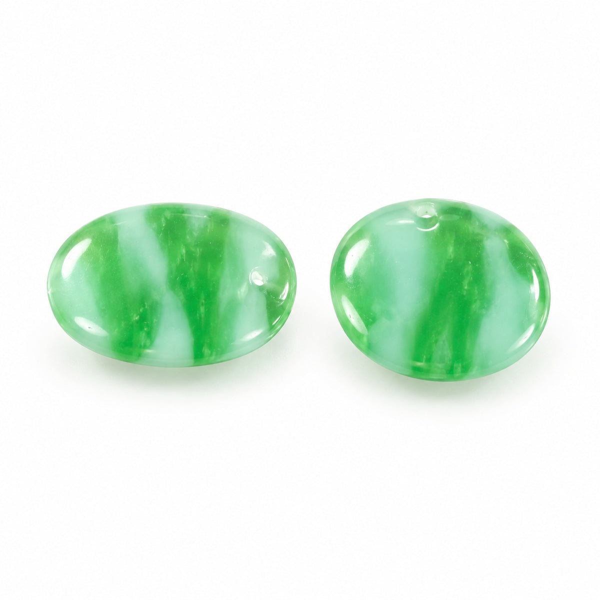 Oval Lentil Beads, X1556 (x1556), Glass, Czech Republic