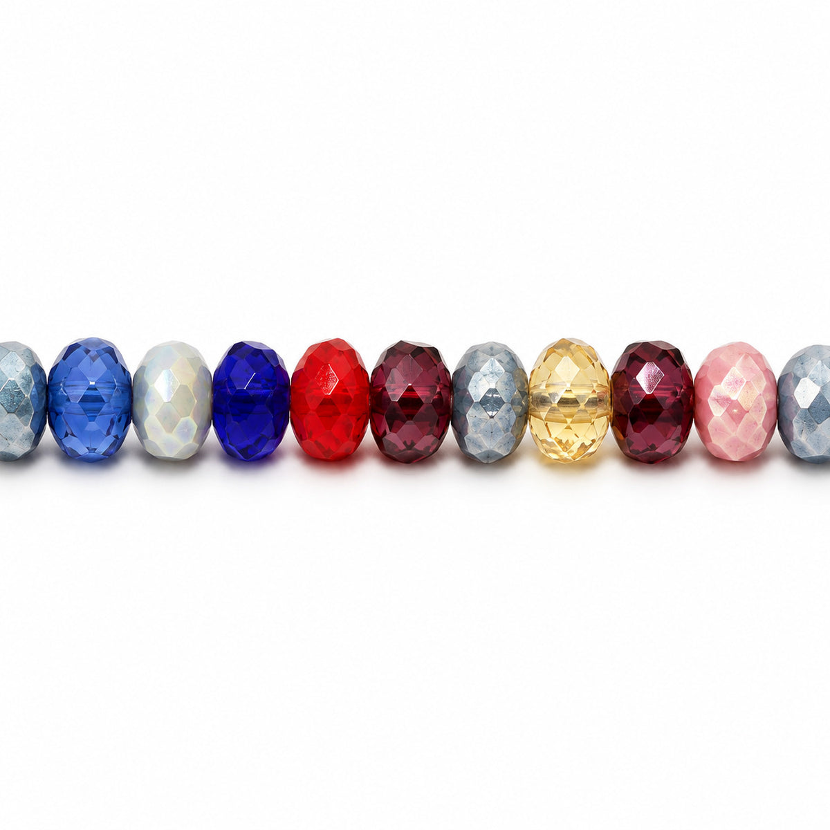 Special Cut Faceted Fire Polished Beads, X2559 (x2559), Glass, Czech Republic
