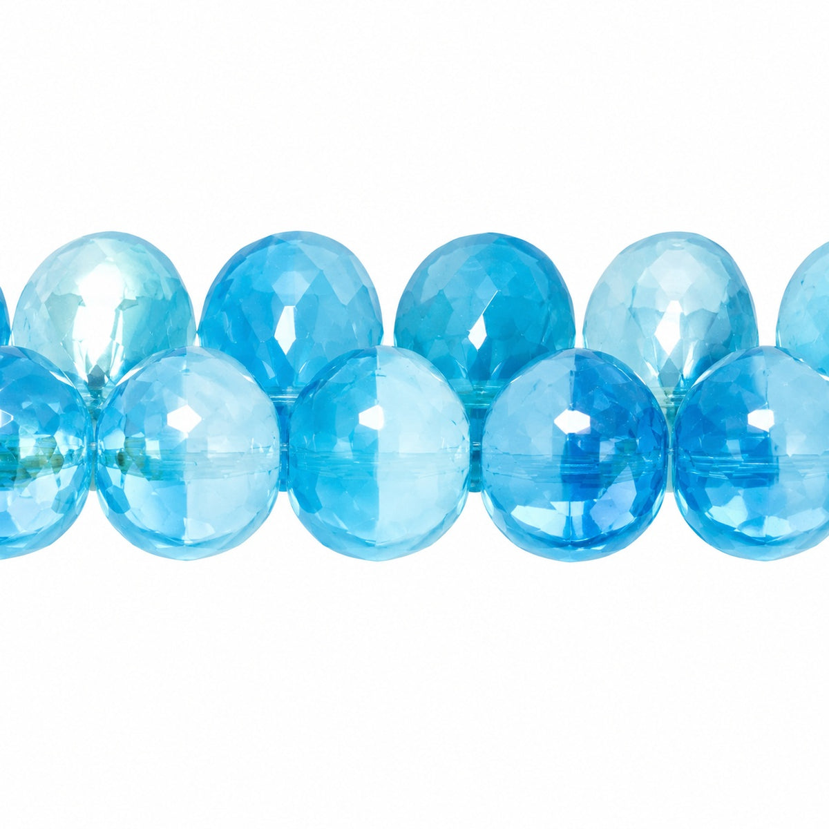 Drop Beads, X2971 Ab (x2971-28701), Glass, Czech Republic