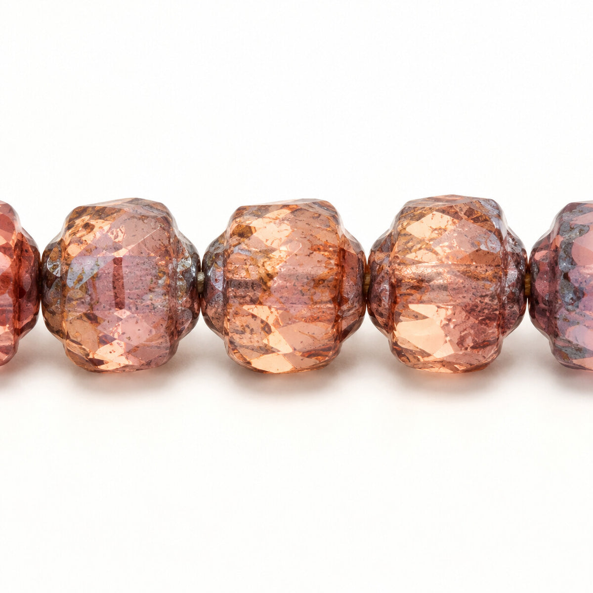 Cathedral Faceted Fire Polished Beads, X3215 Stain Strong (x3215-86805), Glass, Czech Republic