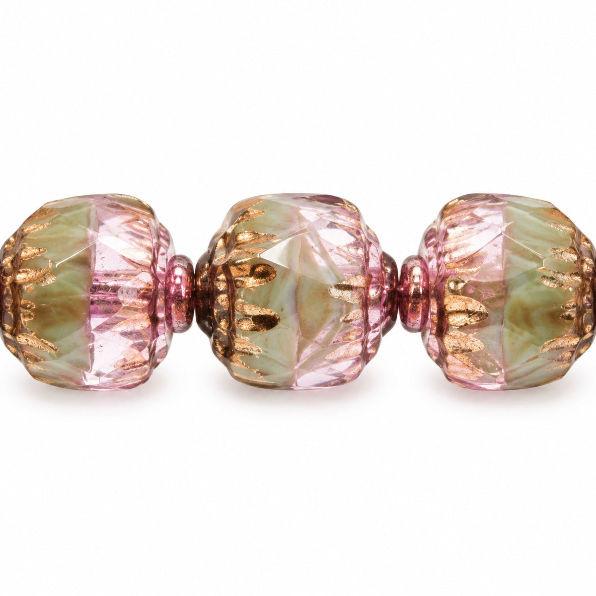 Cathedral Faceted Fire Polished Beads, X3199 Terracotta Violet (x3199-15496), Glass, Czech Republic