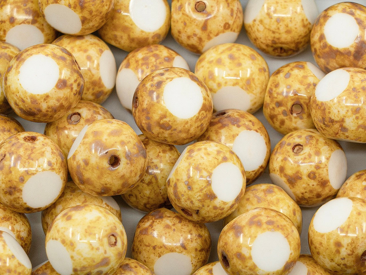 アウトレット ファセットラウンドビーズ、mm、ガラス、チェコ共和国