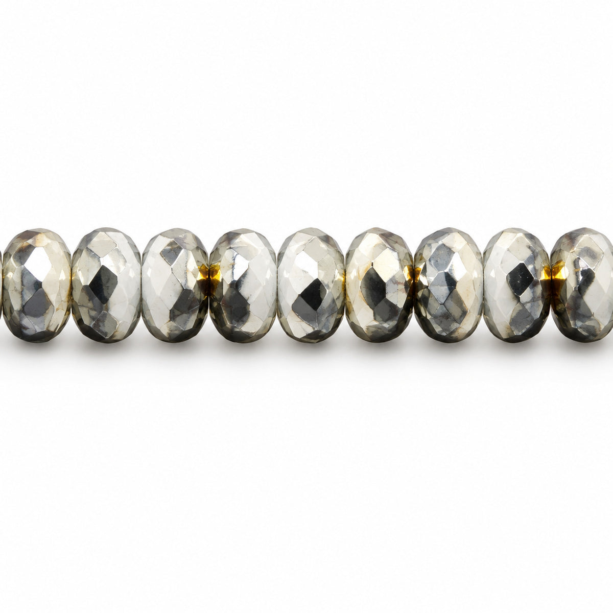 Special Cut Faceted Fire Polished Beads, Chalk White Volcano (03000-28001), Glass, Czech Republic