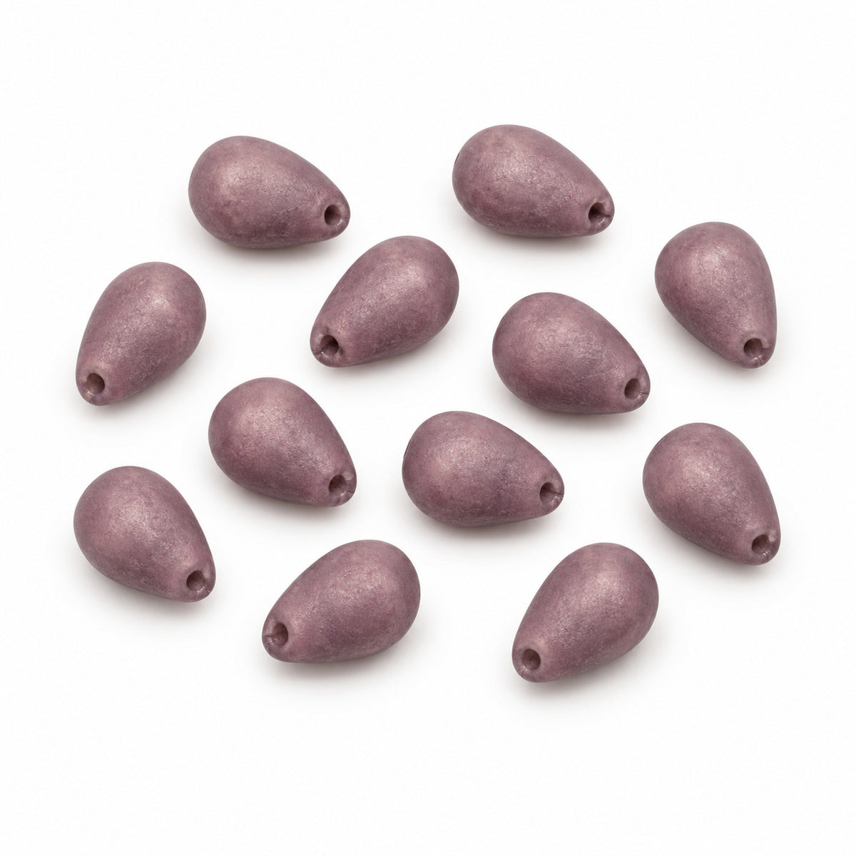 Drop Beads, Chalk White 84415 (03000-84415), Glass, Czech Republic