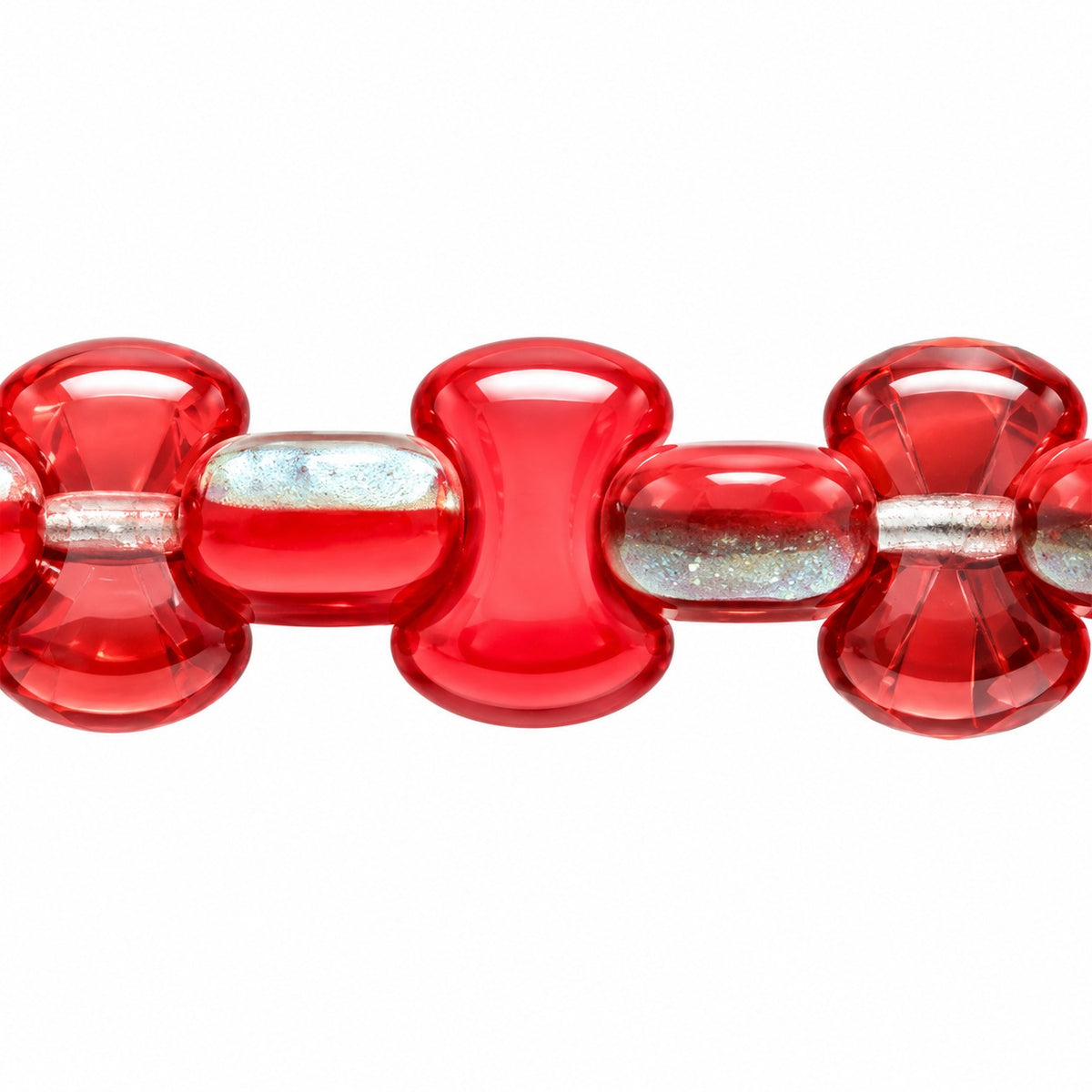 Shaped Pressed Beads, X1850 (x1850), Glass, Czech Republic