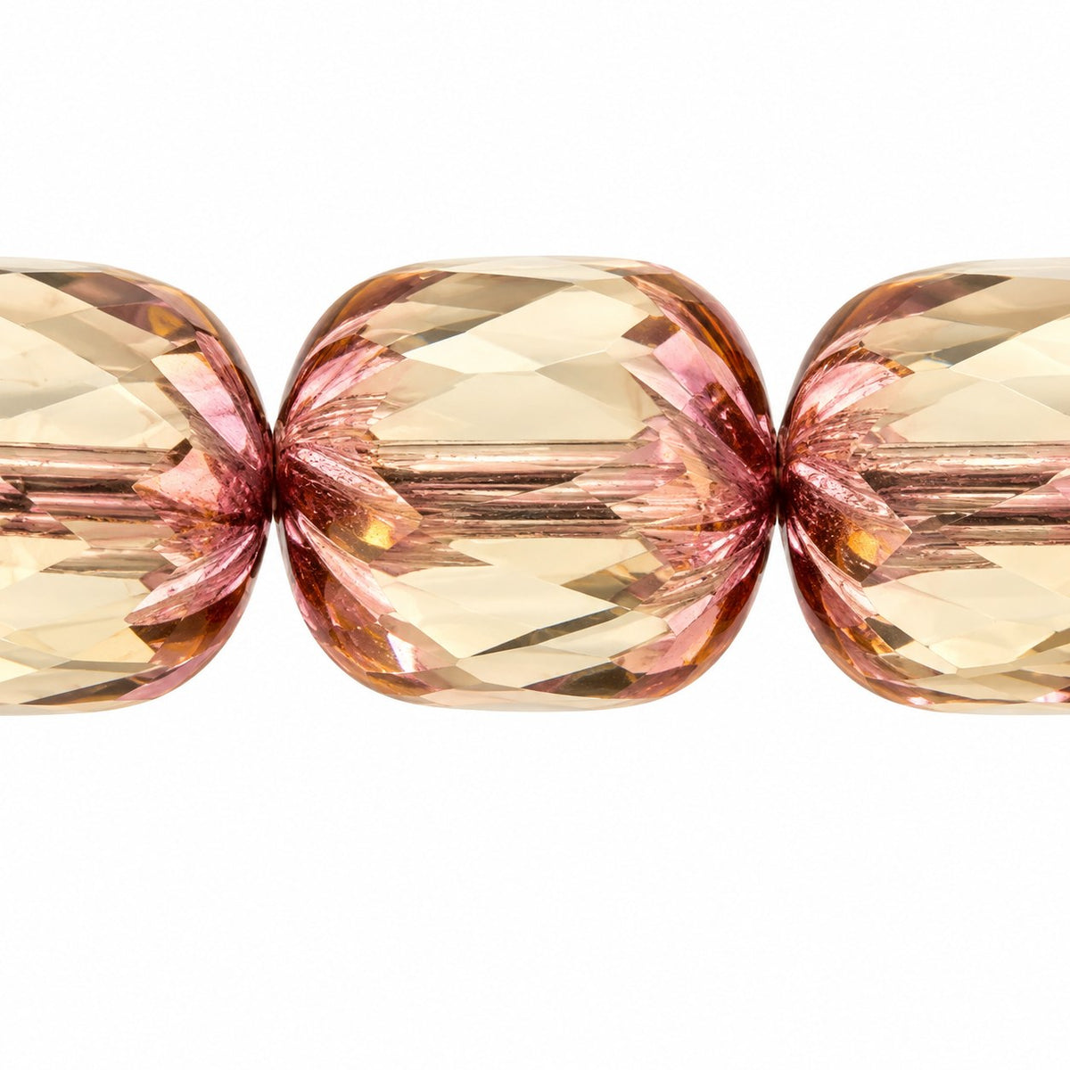 Faceted Fire Polished Beads Special Cut, Gray Purple (40010-15726), Glass, Czech Republic