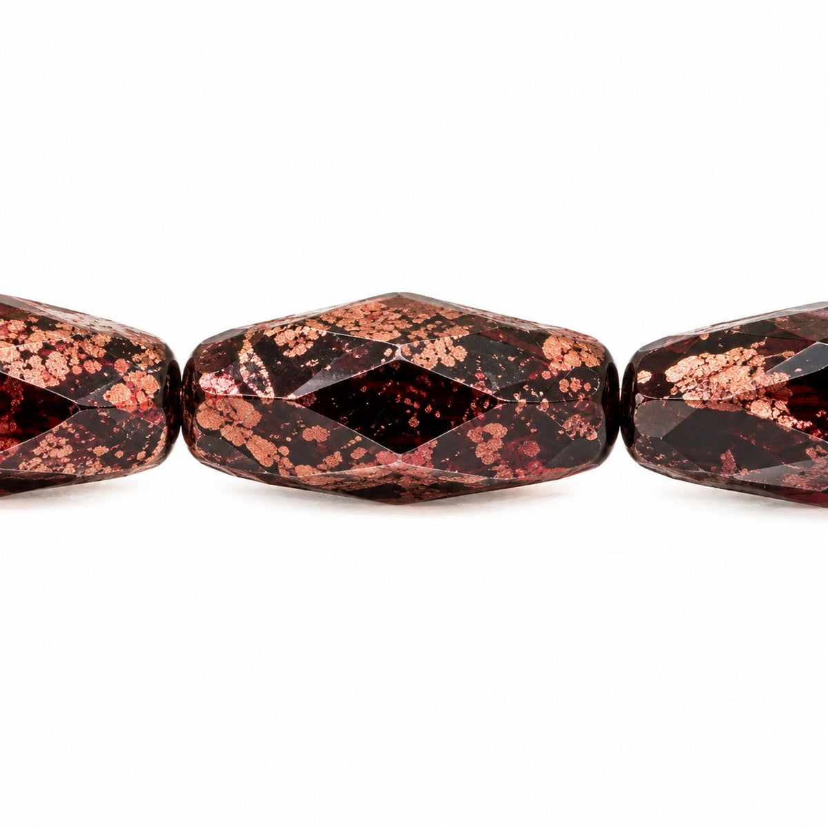 Fire Polished Faceted Oval Beads, Black 47903 (23980-47903), Glass, Czech Republic