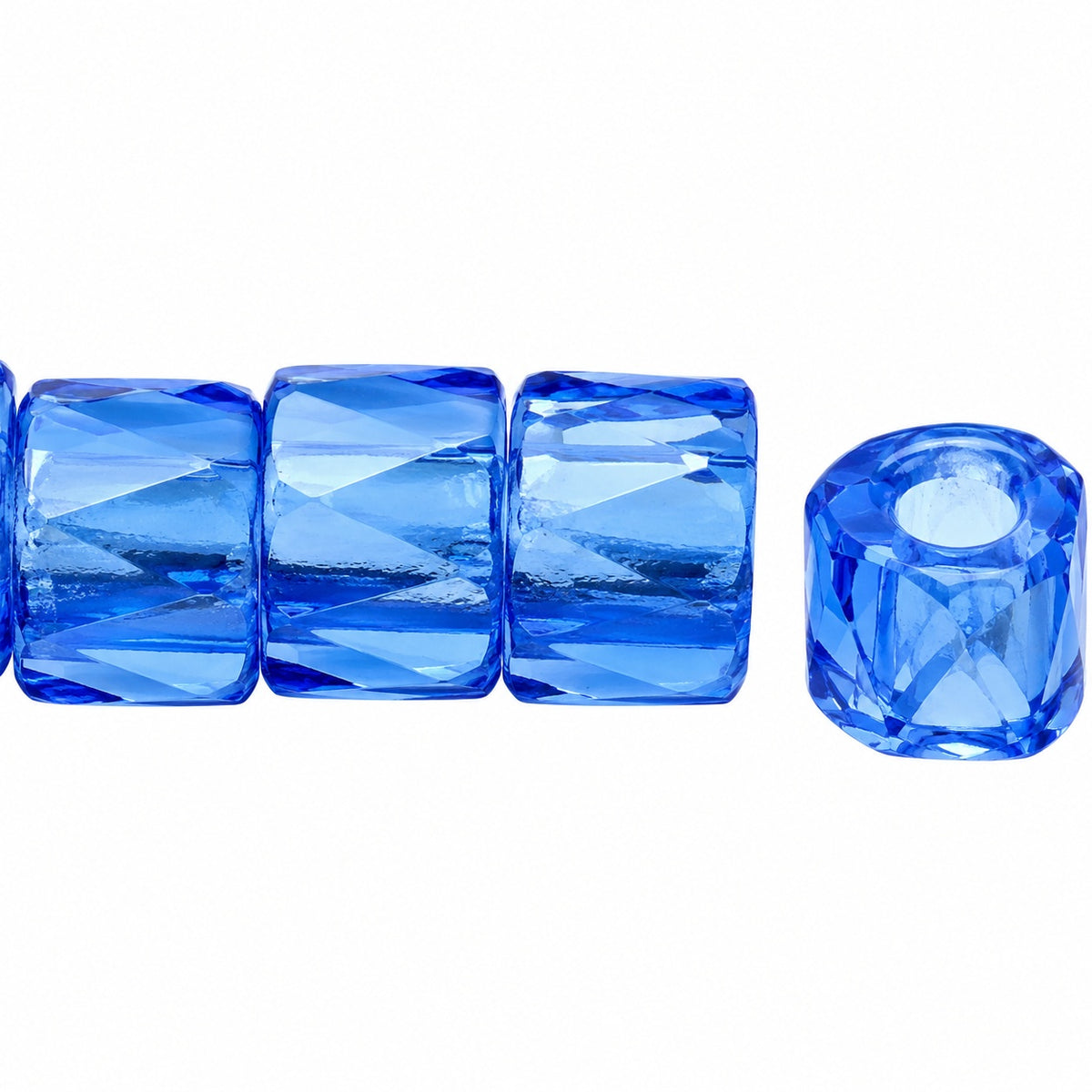 Faceted Oval Beads Special Cut, Cobalt (30050), Glass, Czech Republic