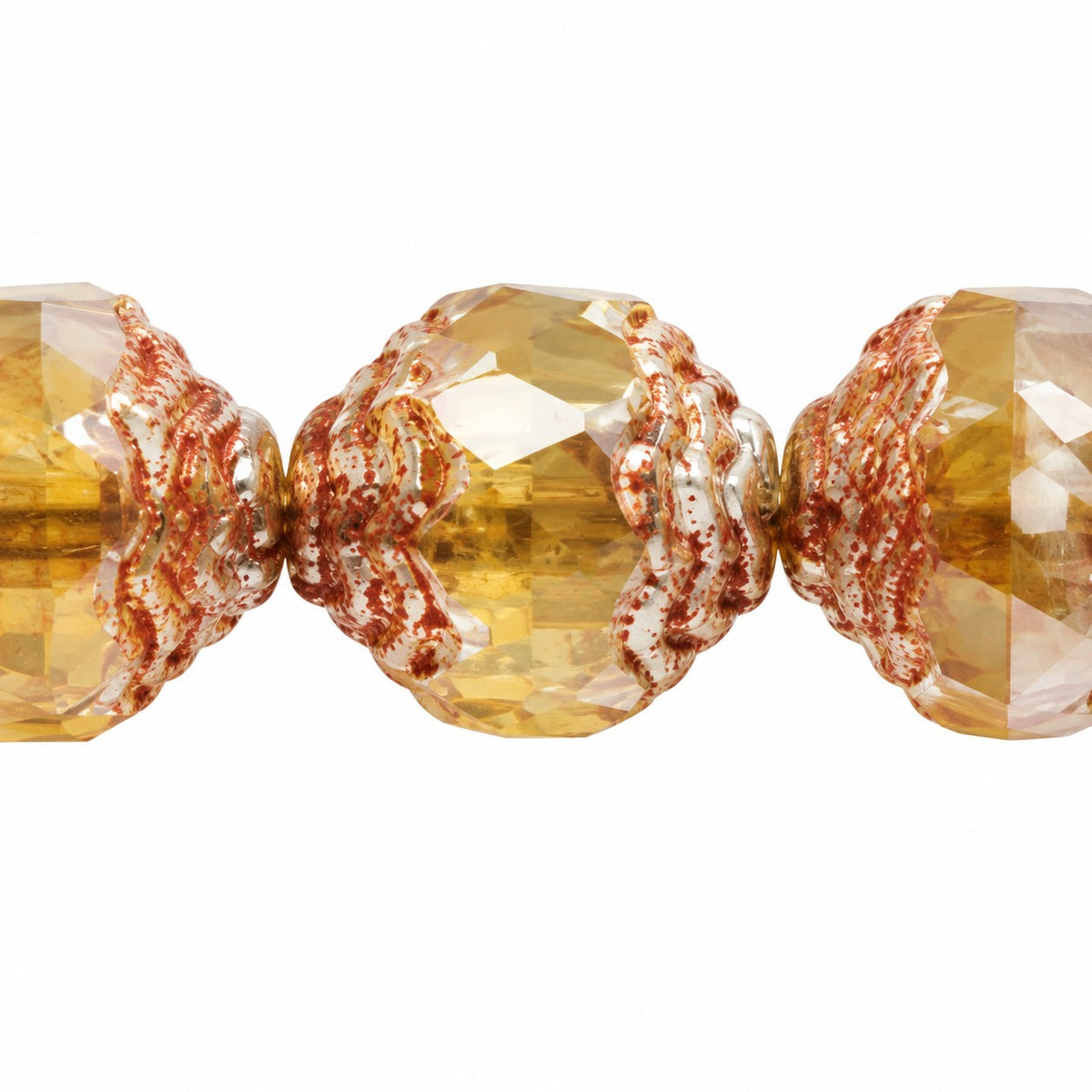 Special Cut Faceted Fire Polished Beads, X2370 Picasso (x2370-43400), Glass, Czech Republic