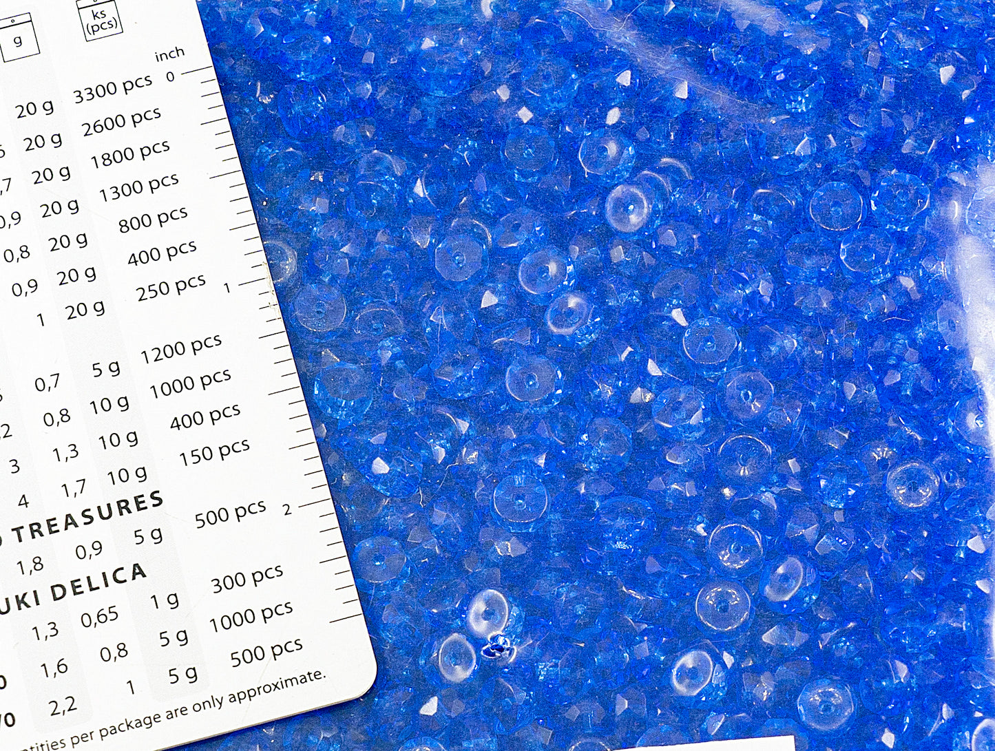 アウトレット 250g ファセットファセットファイヤーポリッシュロンデルビーズ、6 x 3 mm、透明ブルー(30060)、ガラス、チェコ共和国