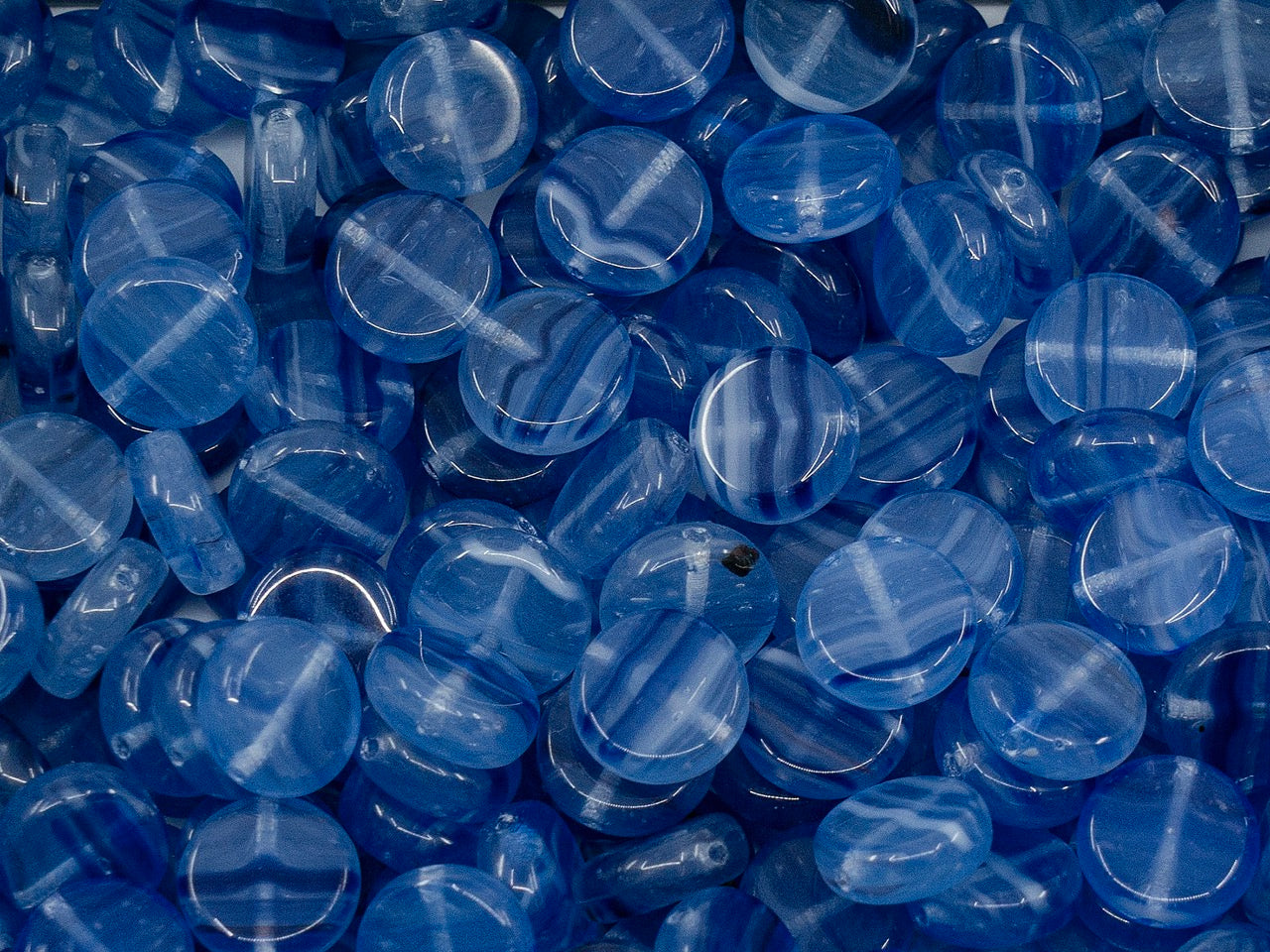OUTLET Pressed Beads, mm, Glass, Czech Republic