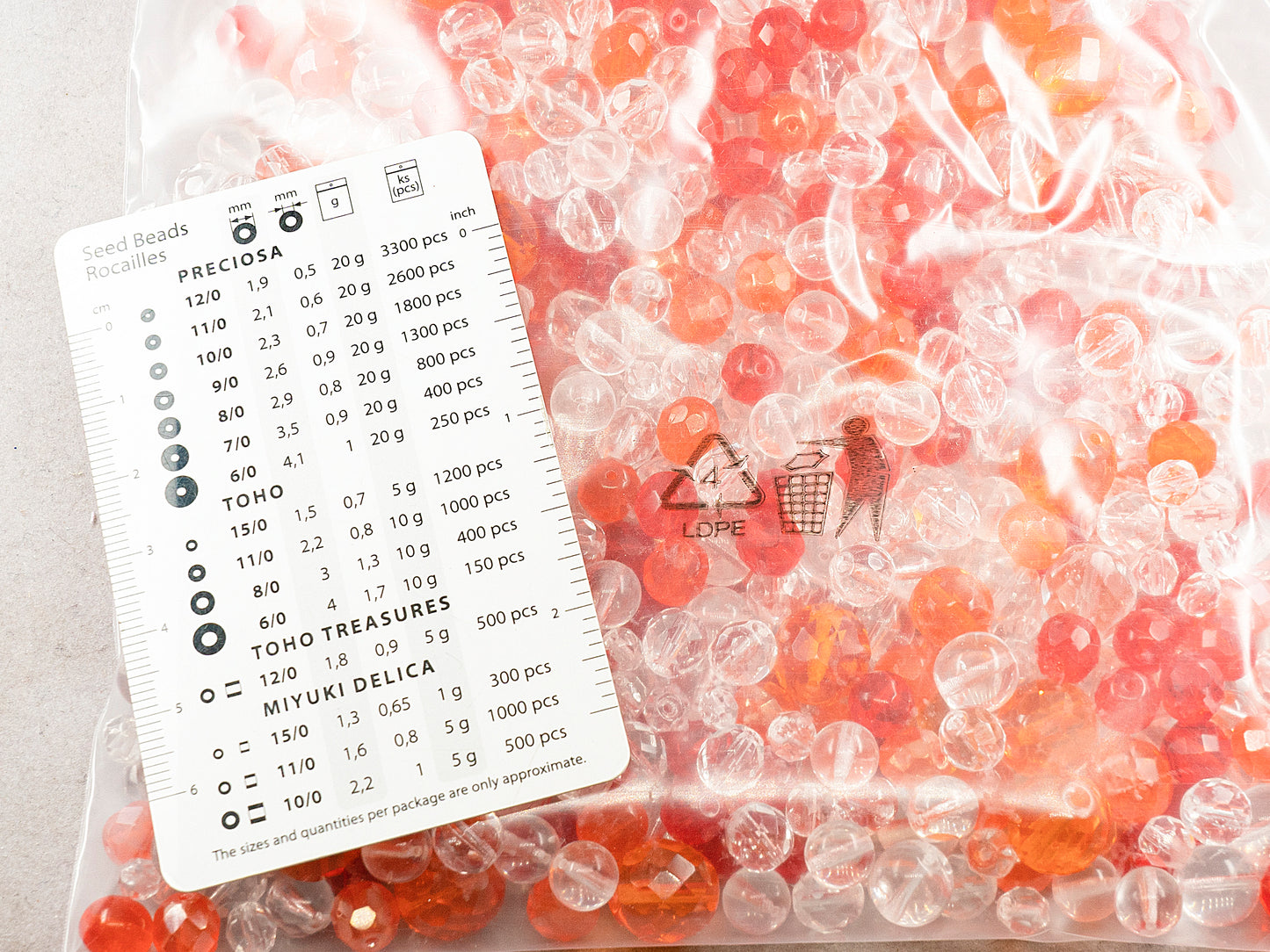 アウトレット 250g ファセット ファイアポリッシュ ラウンドビーズ、- x - mm、ミックスカラー オレンジ(ミックスオレンジ)、ガラス、チェコ共和国