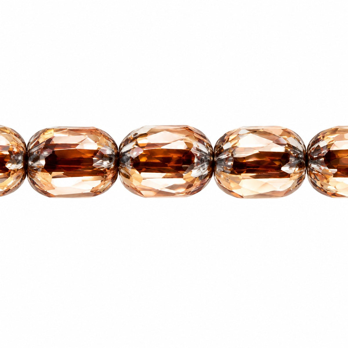 Faceted Fire Polished Beads Special Cut, Transparent Pink Antique Silver Patina (70110-81002), Glass, Czech Republic