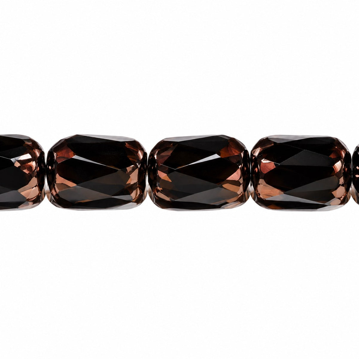 Faceted Fire Polished Beads Special Cut, Black Bronze (23980-14415), Glass, Czech Republic
