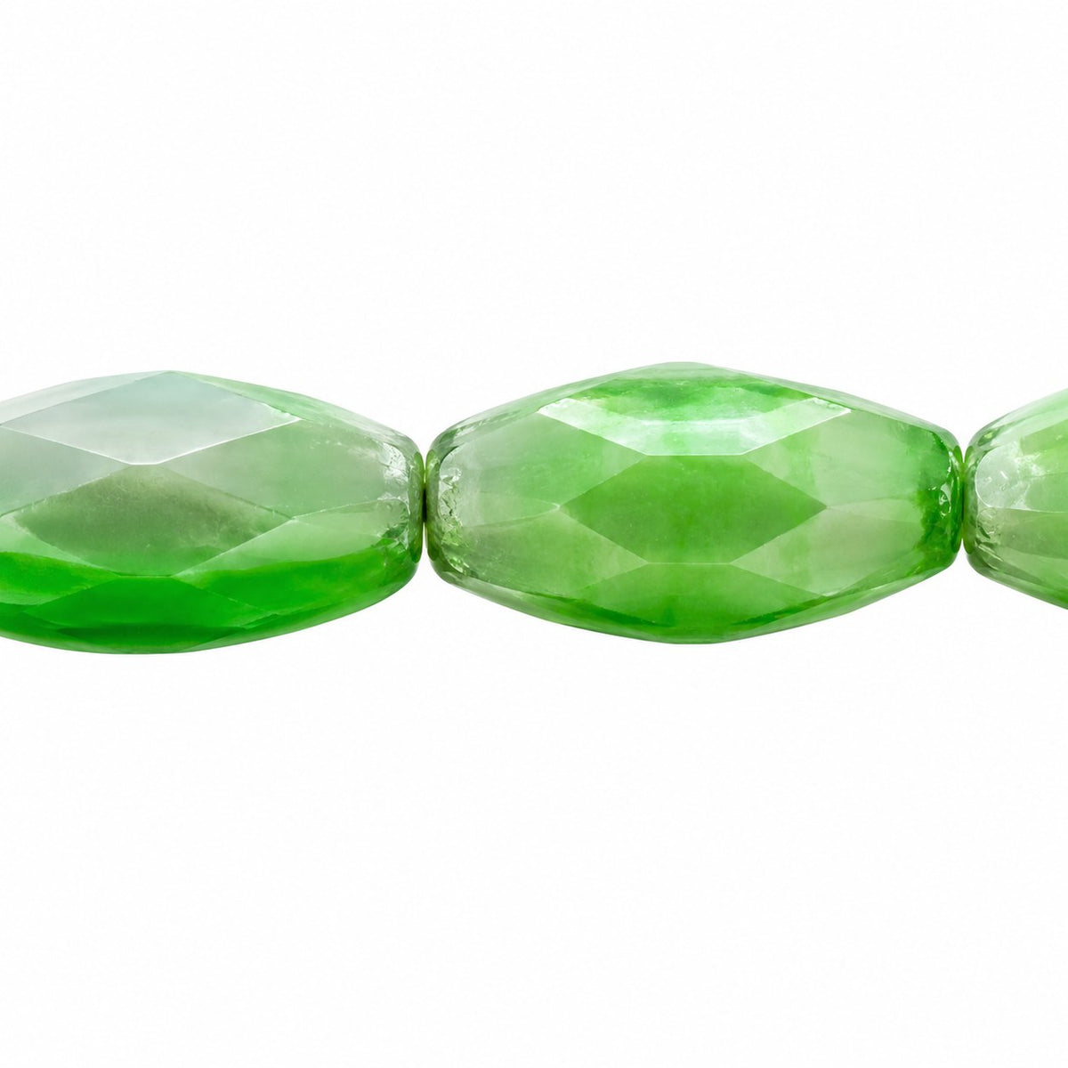 Fire Polished Faceted Oval Beads, Z0050 (z0050), Glass, Czech Republic
