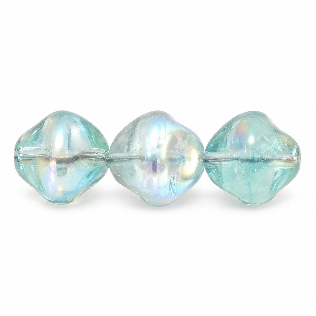 Twised Beads, X2323 Ab (x2323-28701), Glass, Czech Republic