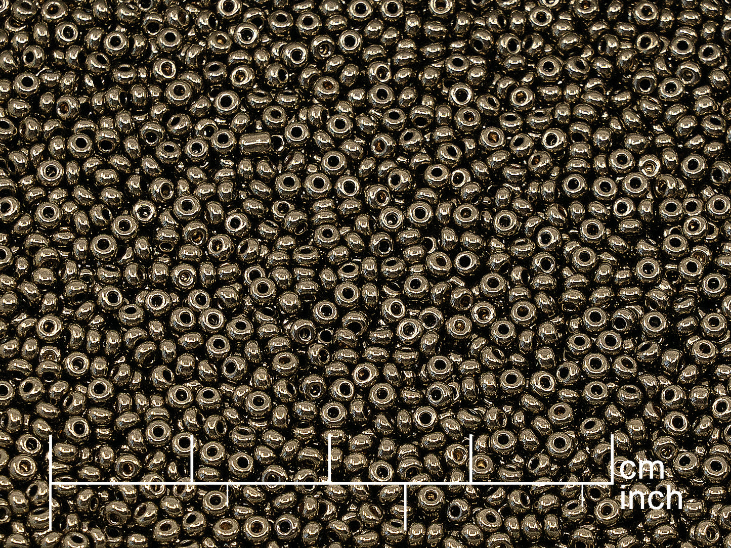 OUTLET Rocailles Seed Beads Preciosa Ornela size 10/0, Crystal Terracotta Red Bronz (00050-15495), Glass, Czech Republic