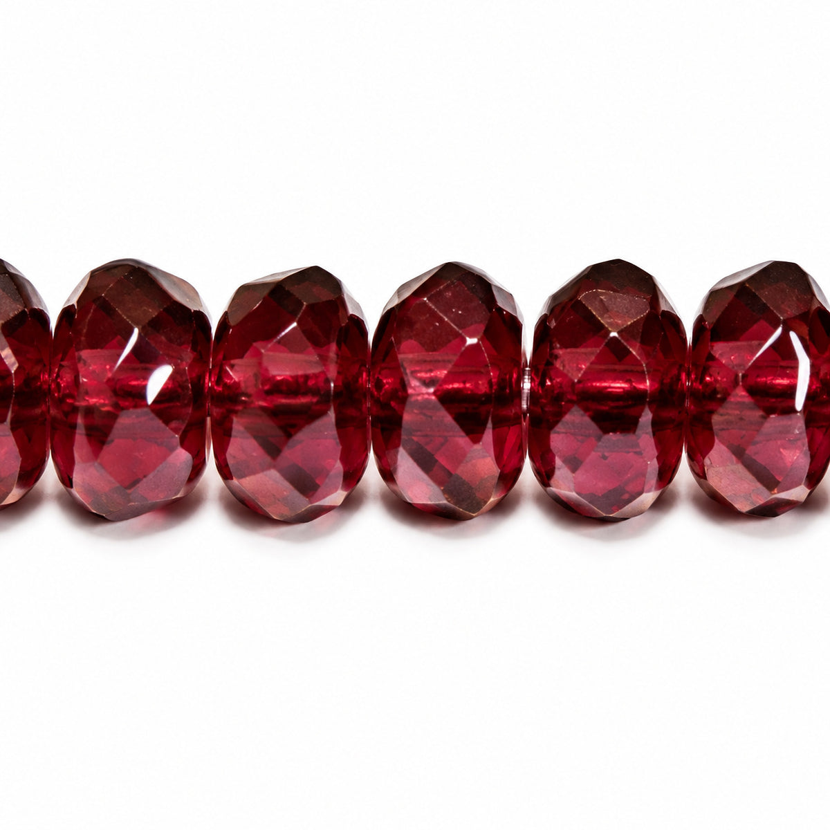 Special Cut Faceted Fire Polished Beads, Transparent Amethyst (20080), Glass, Czech Republic