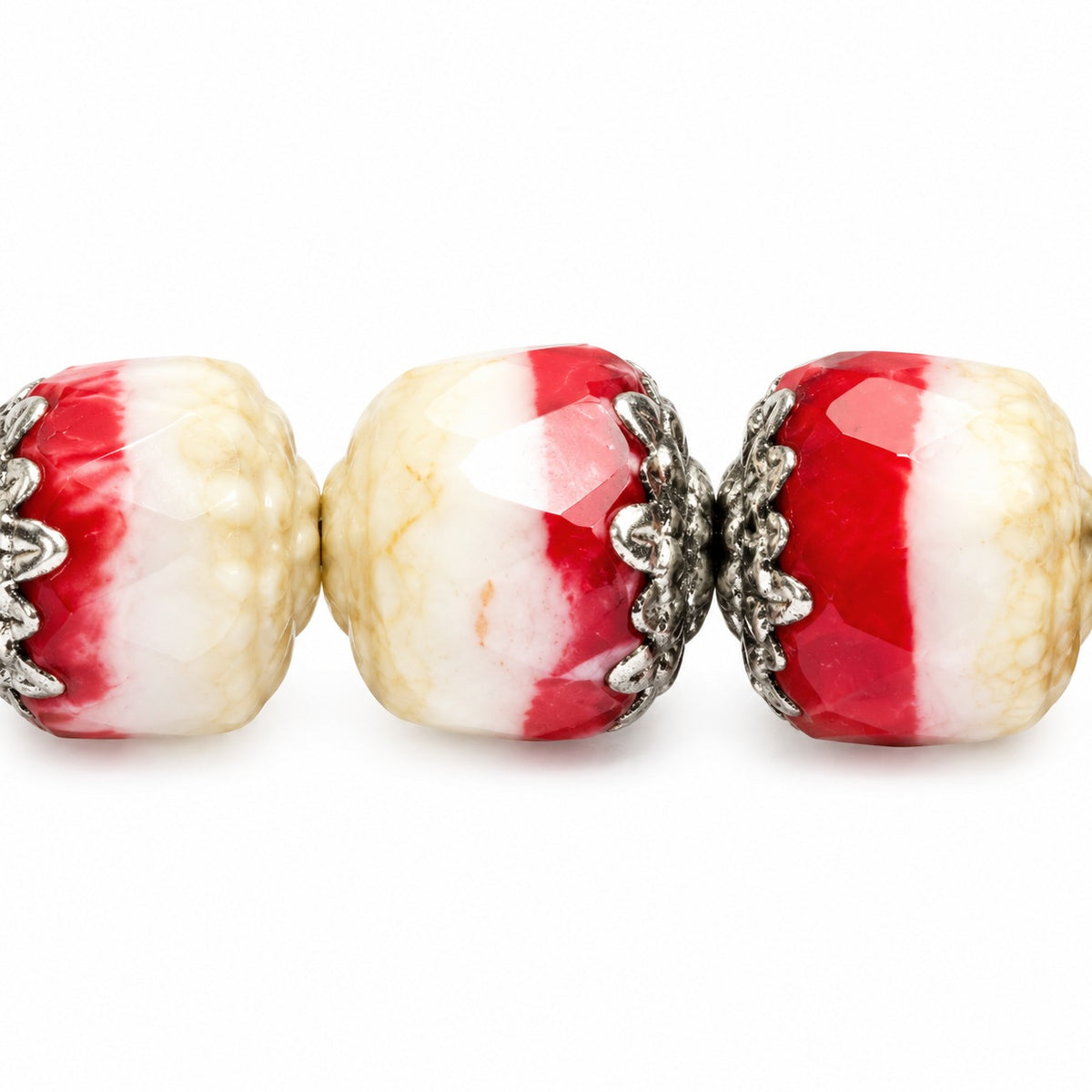 Cathedral Faceted Fire Polished Beads, X3072 Antique Silver Patina (x3072-81002), Glass, Czech Republic