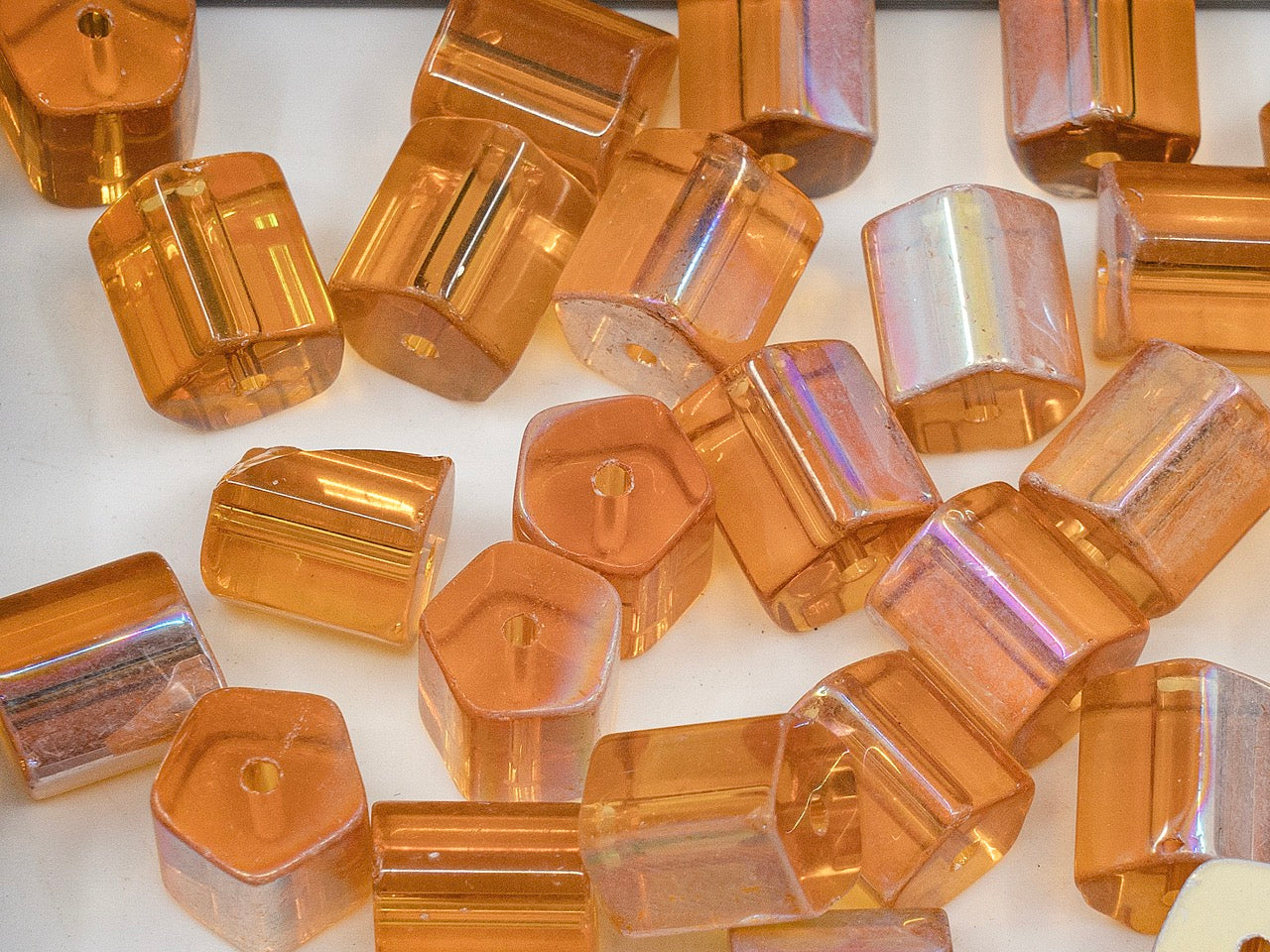 OUTLET Pressed Beads, mm, Glass, Czech Republic