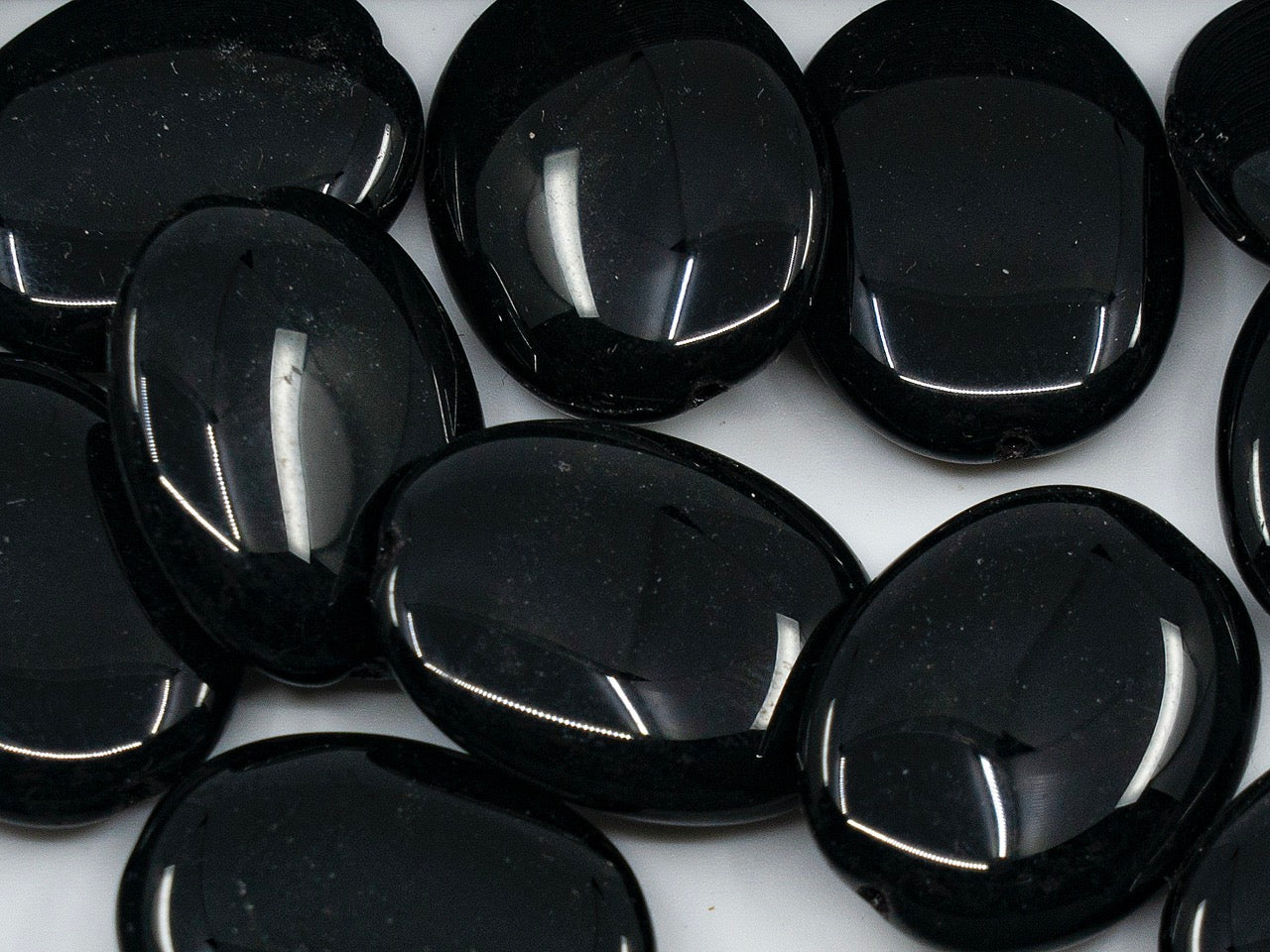 OUTLET 椭圆叶珠,毫米,玻璃,捷克共和国